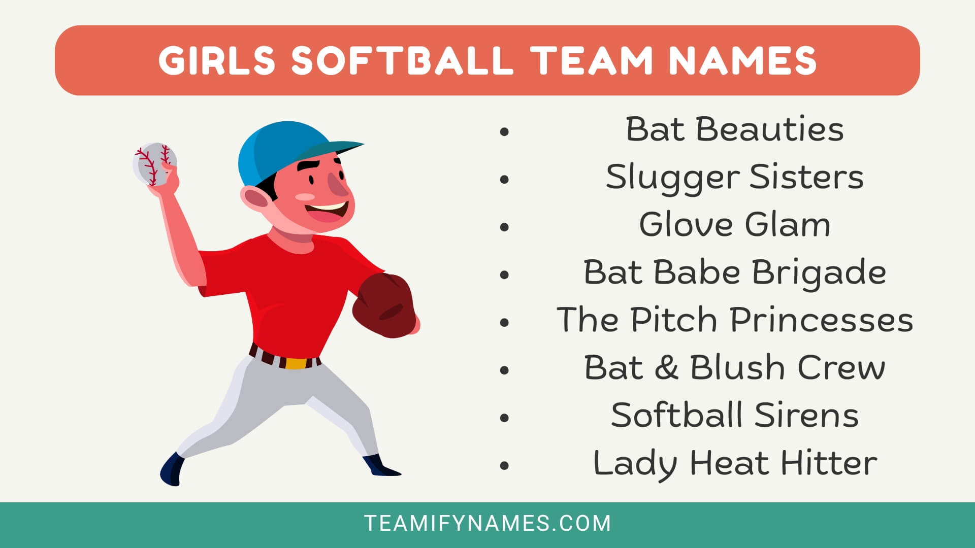 Girls Softball Team Names