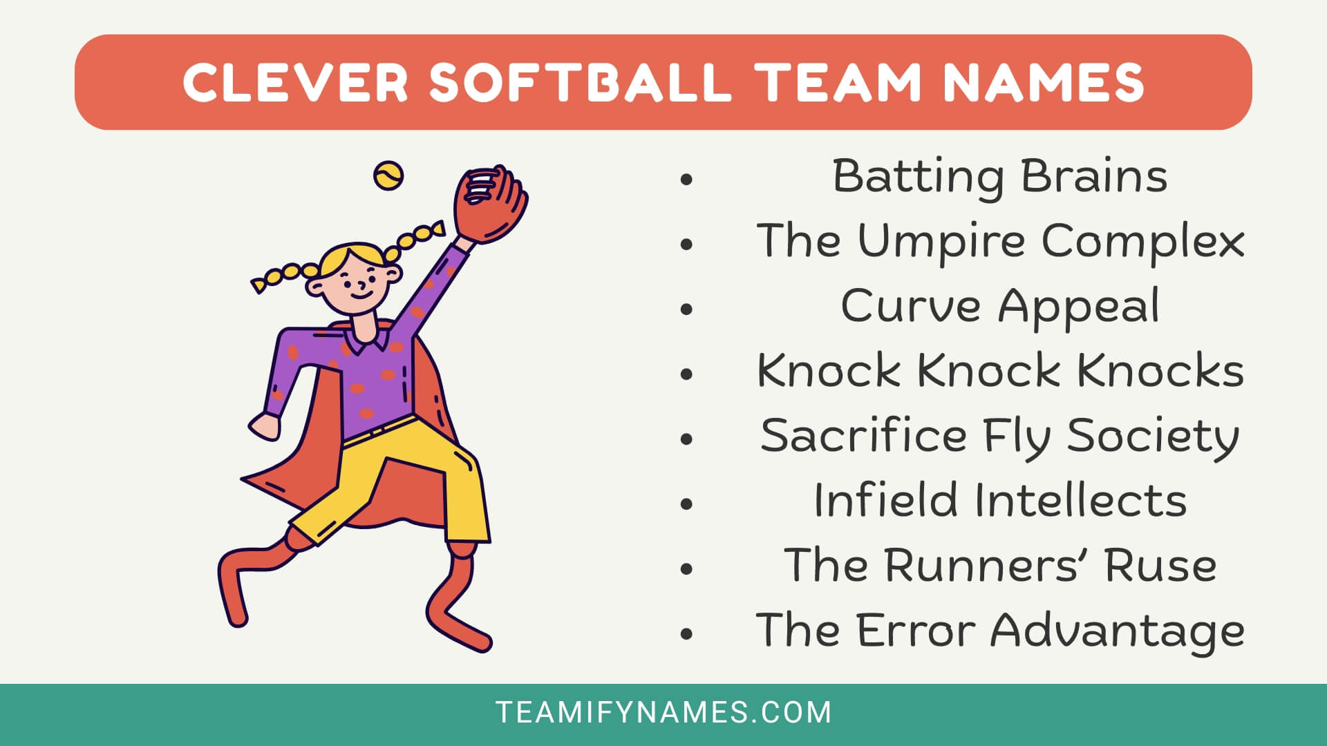 Clever Softball Team Names