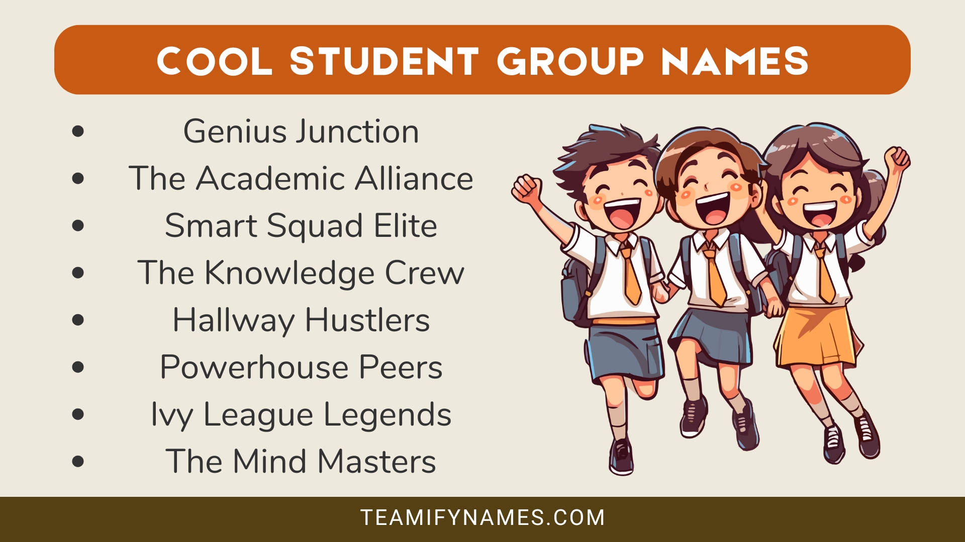 Cool Student Group Names