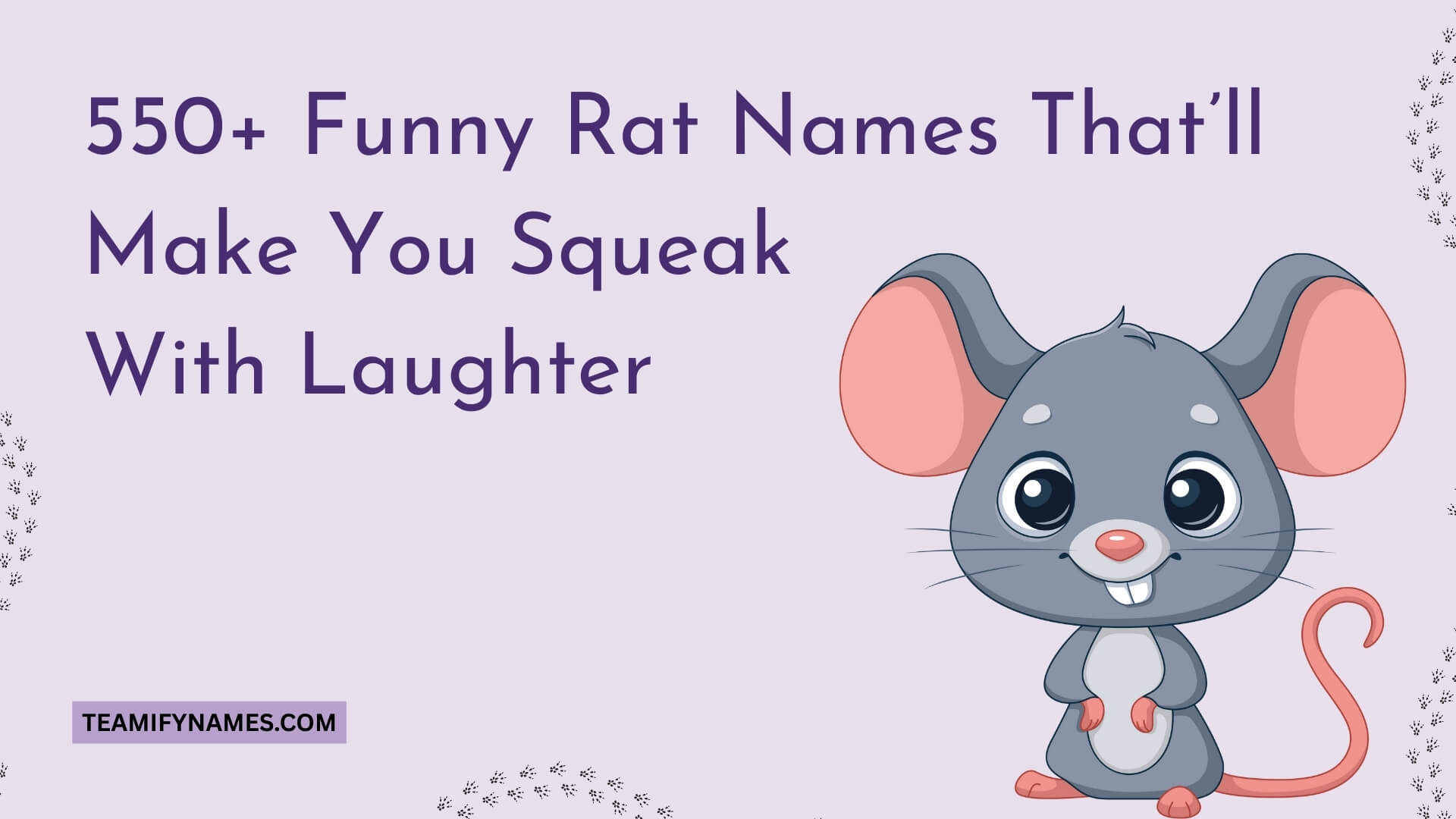 550+ Funny Rat Names That’ll Make You Squeak With Laughter