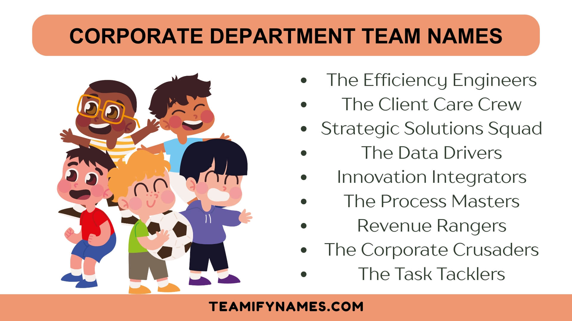 Corporate Department Team Names