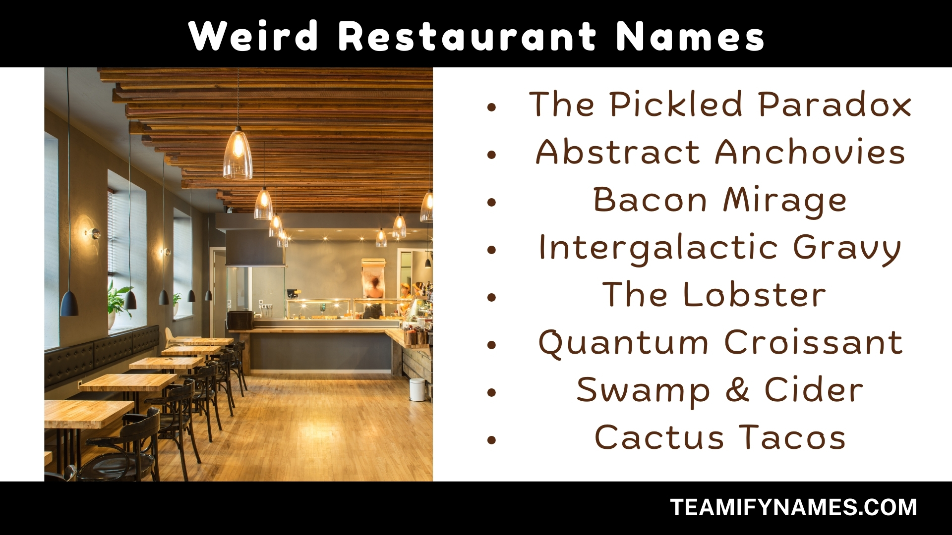 Weird Restaurant Names