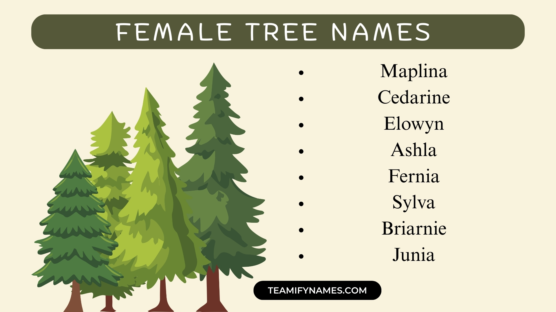 Female Tree Names