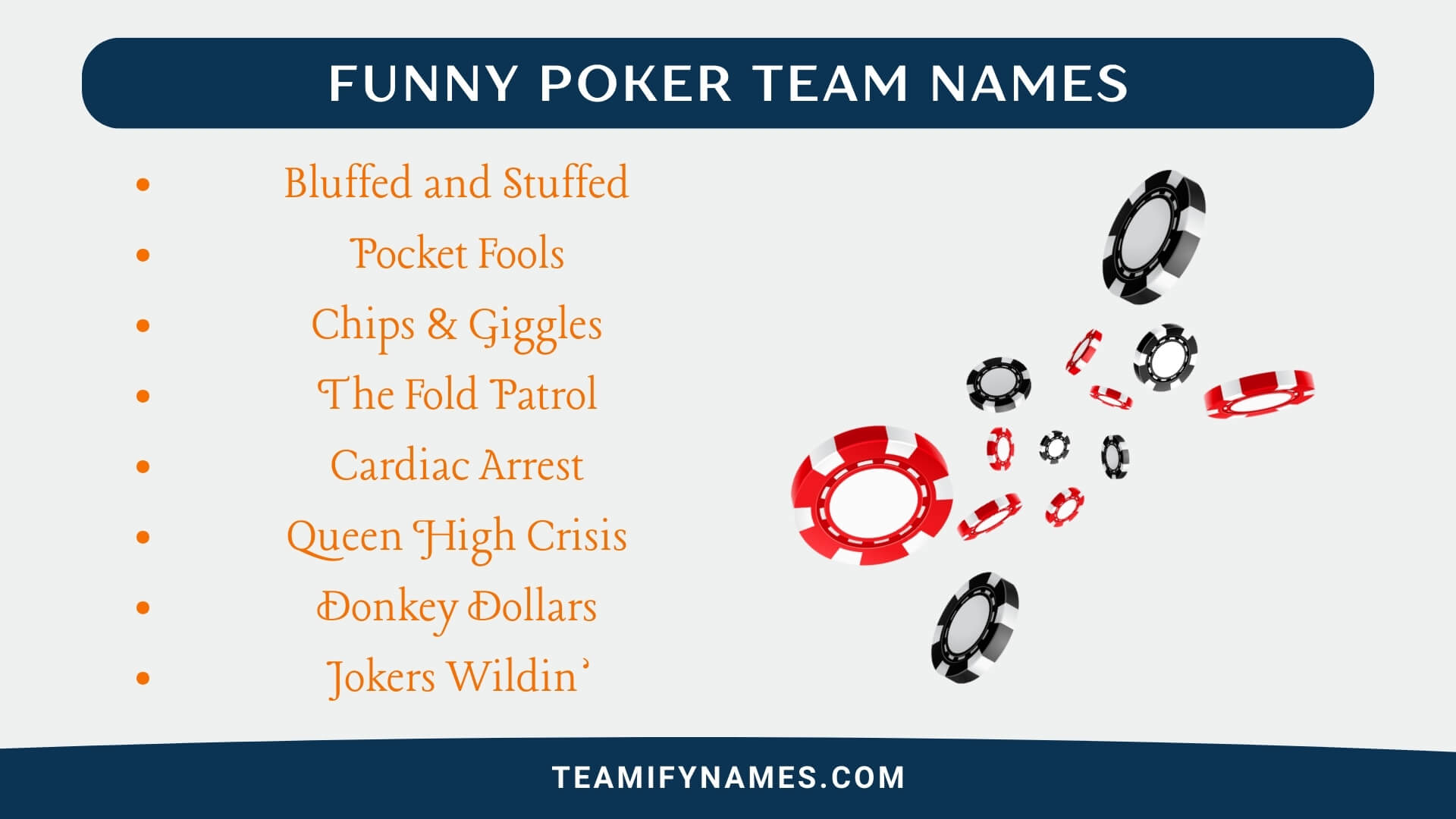 Funny Poker Team Names