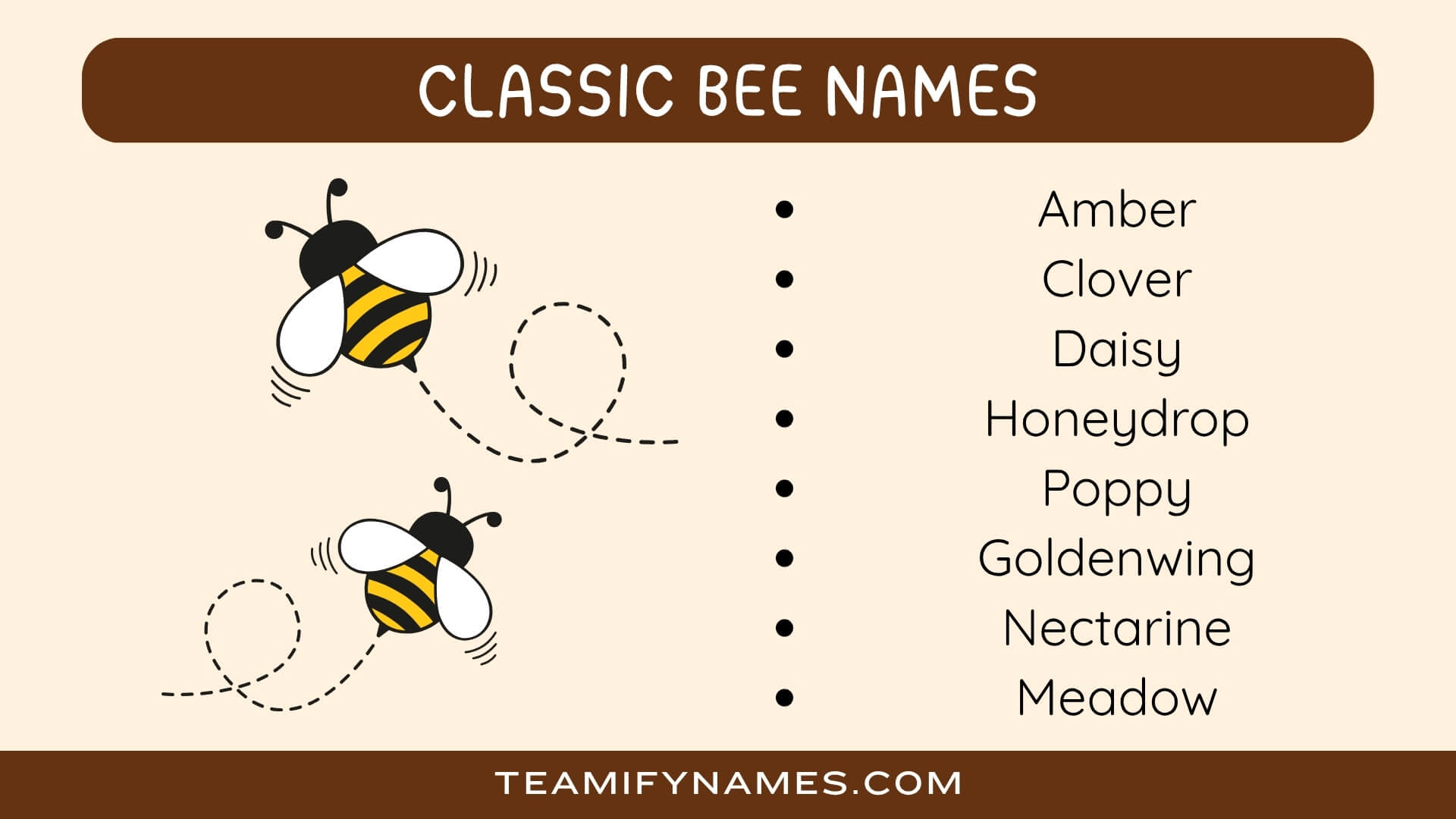 Classic Bee Names