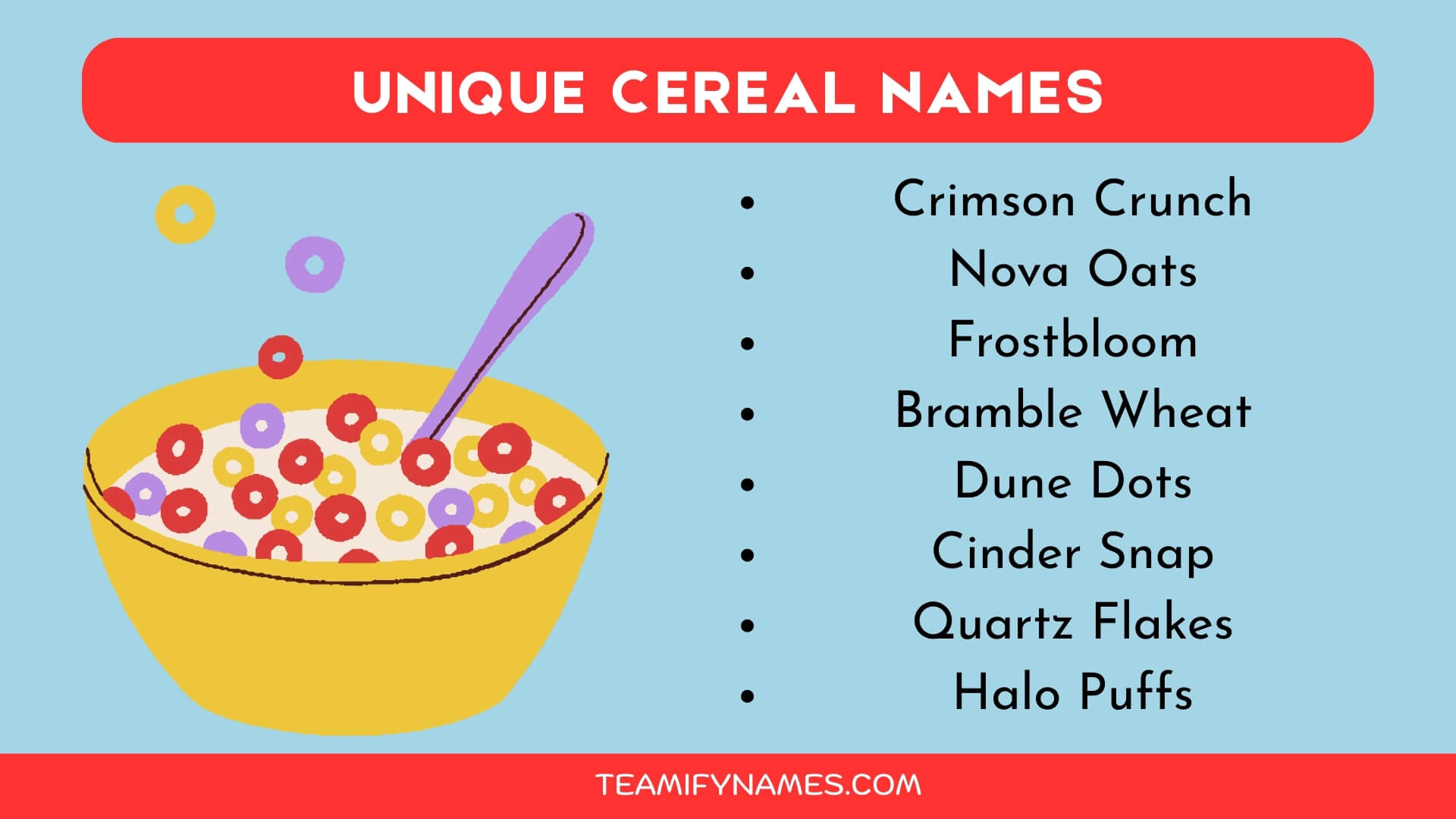 Unique Cereal Names