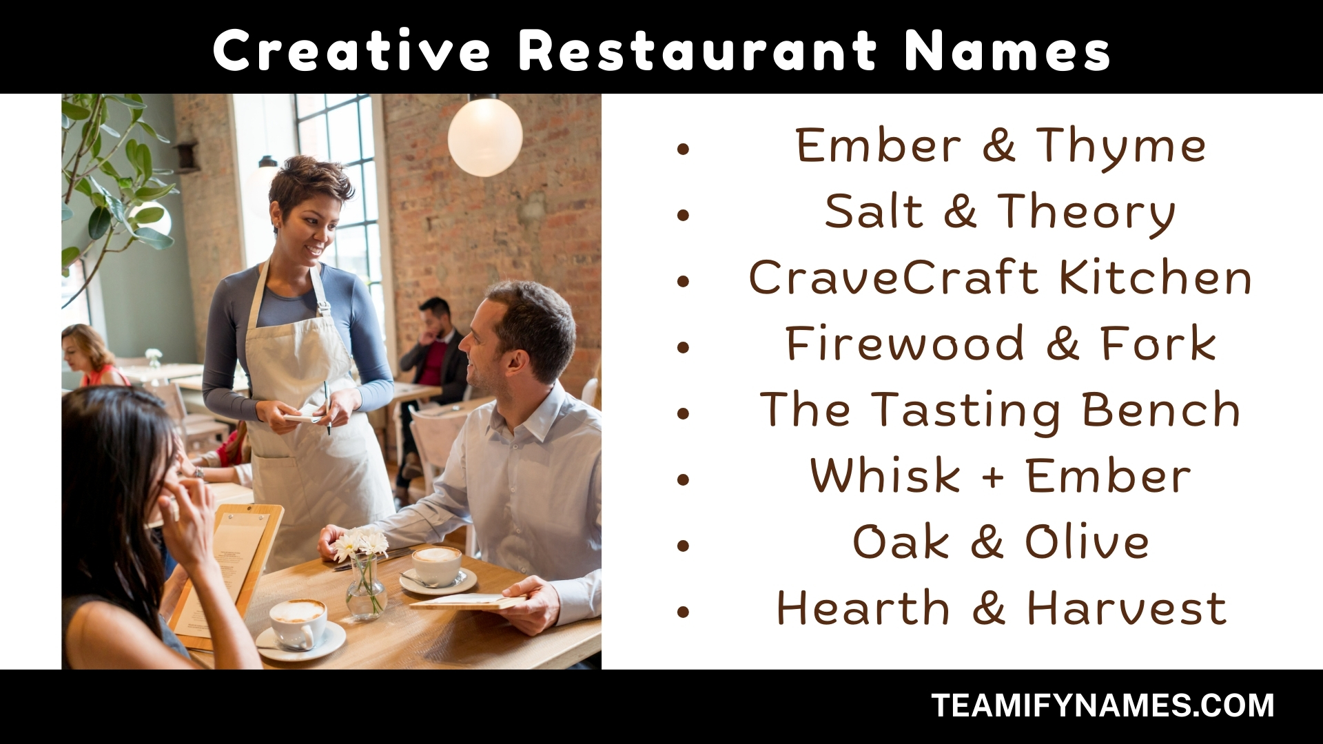 Creative Restaurant Names