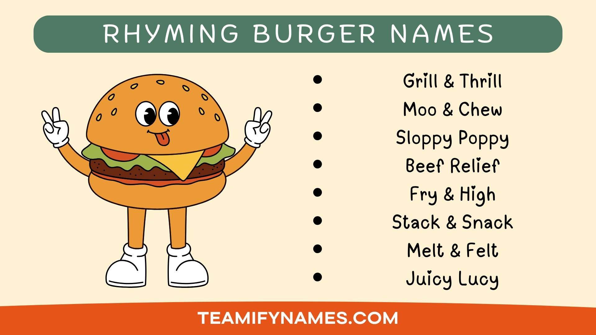 Rhyming Burger Names