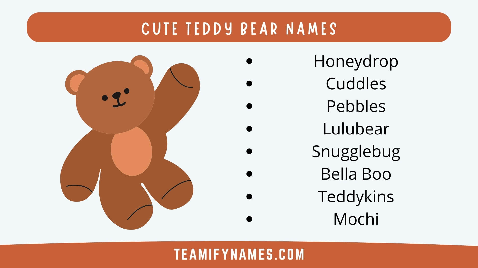 Cute Teddy Bear Names
