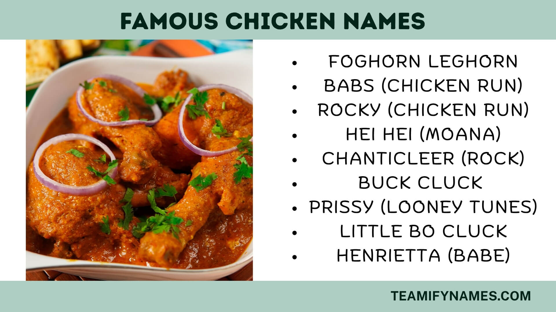 Famous Chicken Names