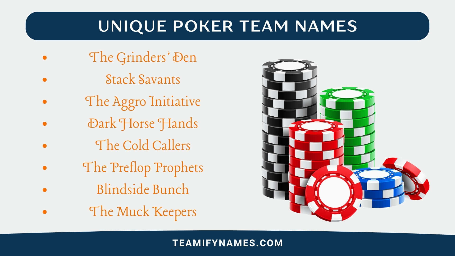 Unique Poker Team Names
