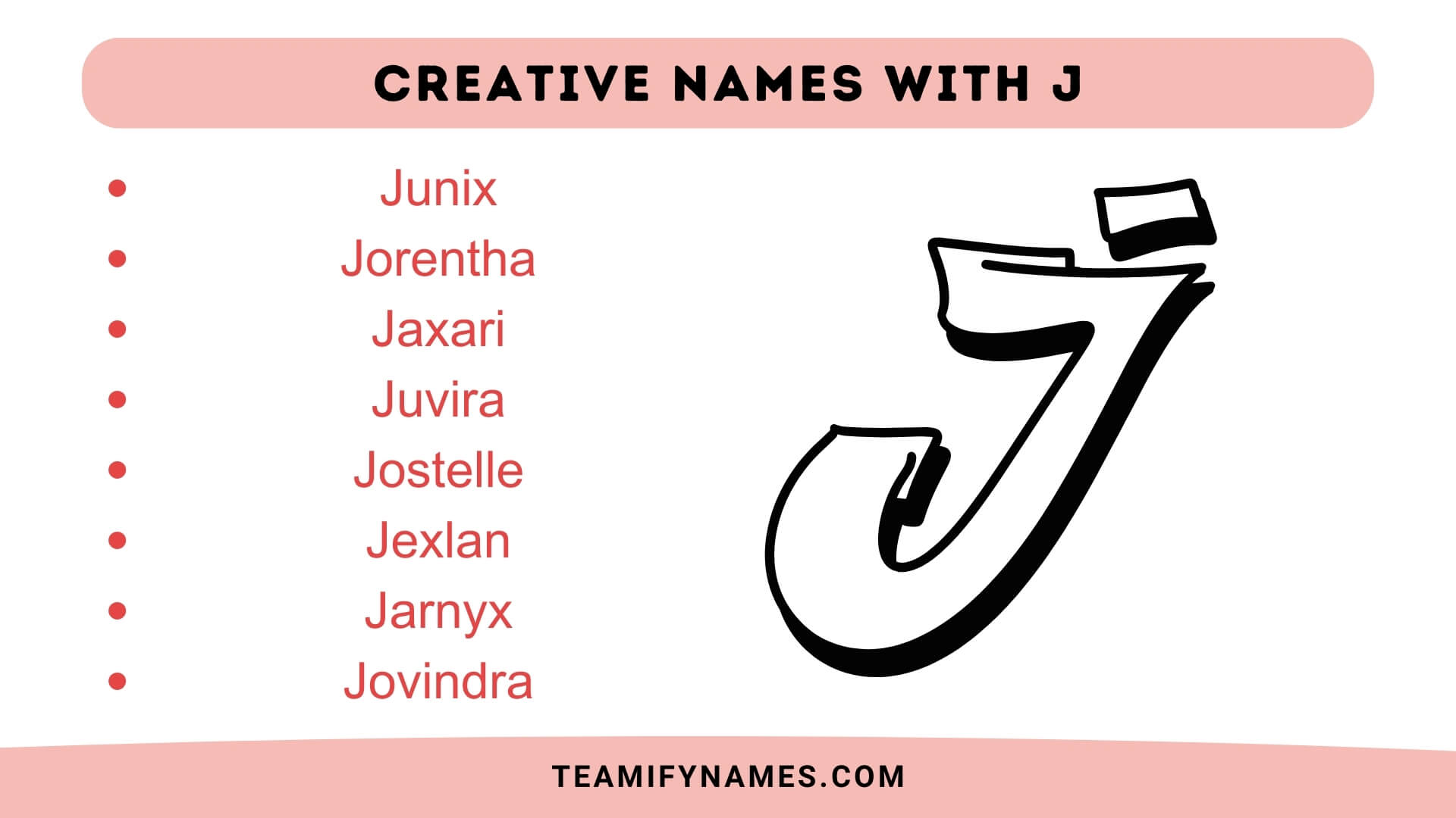 Creative Names With J