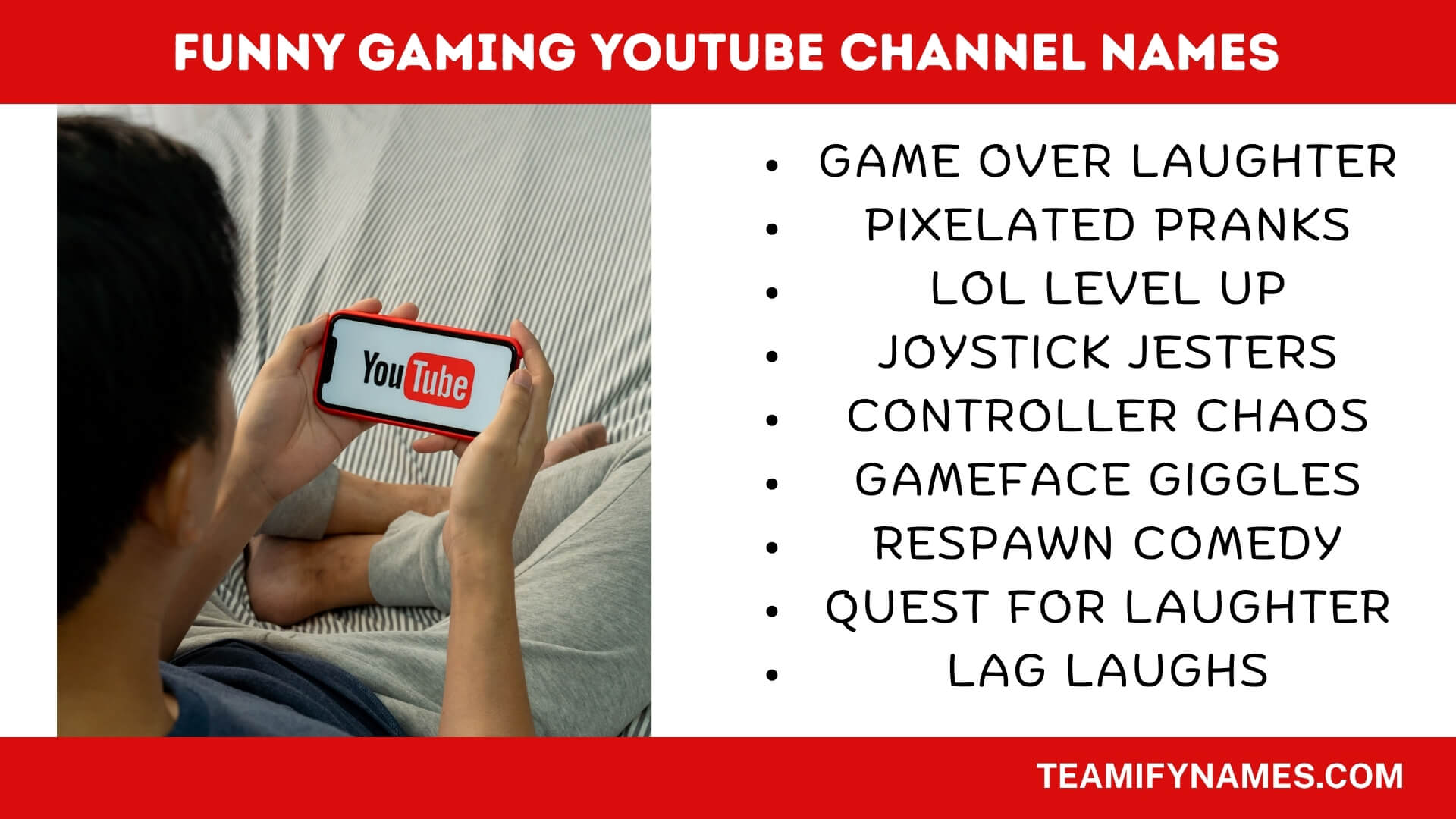 Funny Gaming YouTube Channel Names