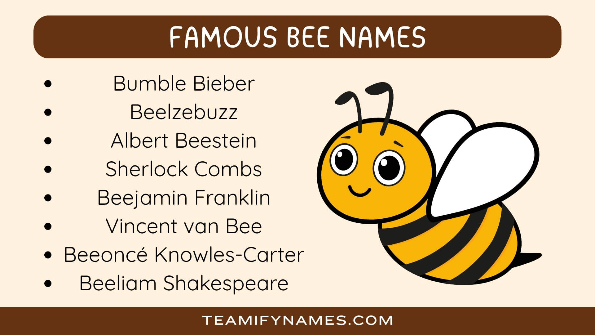 Famous Bee Names