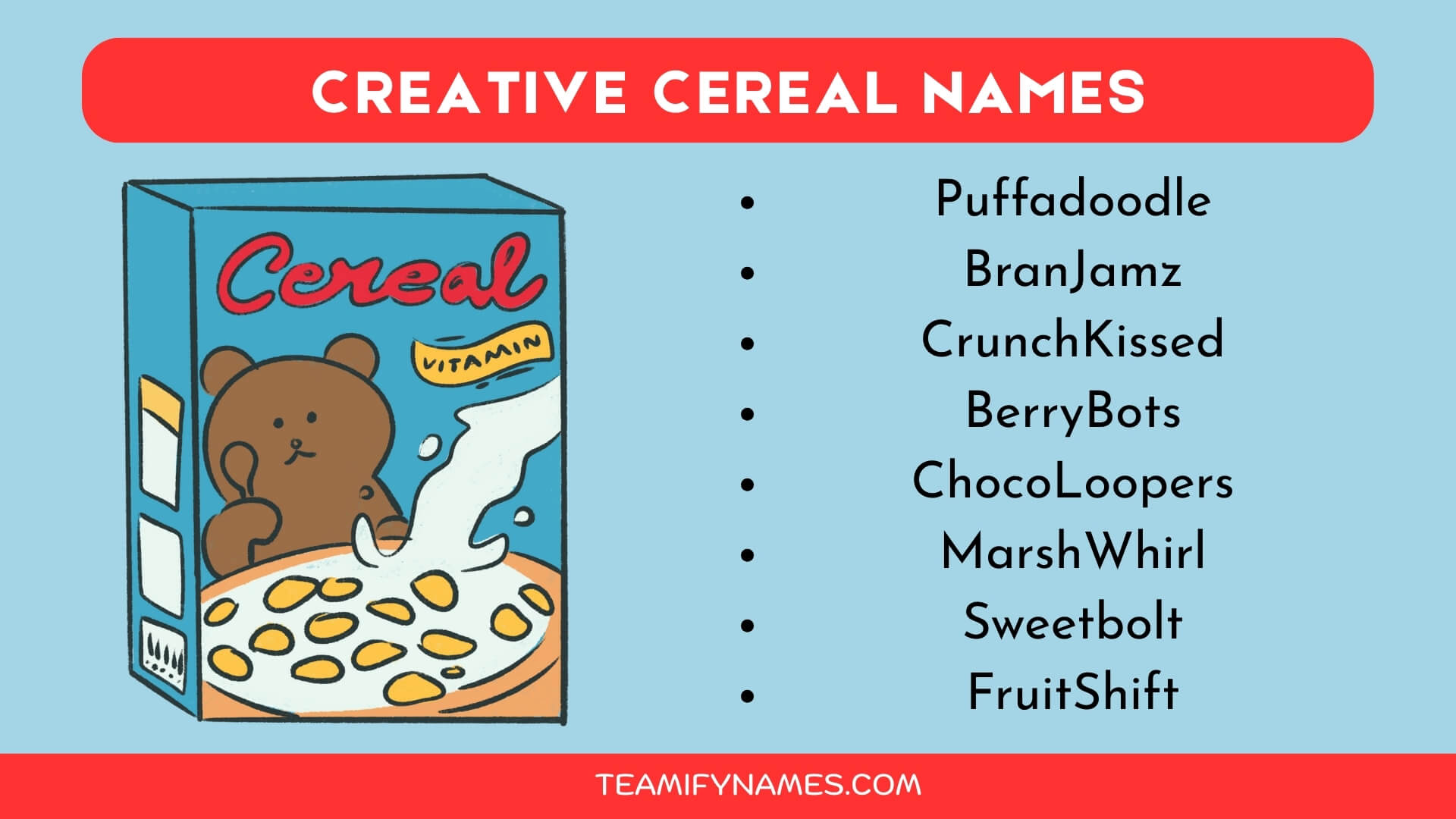 Creative Cereal Names