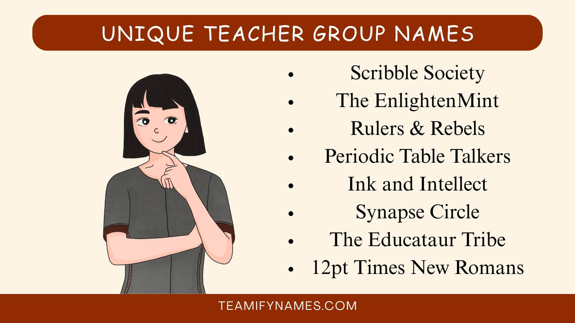 Unique Teacher Group Names