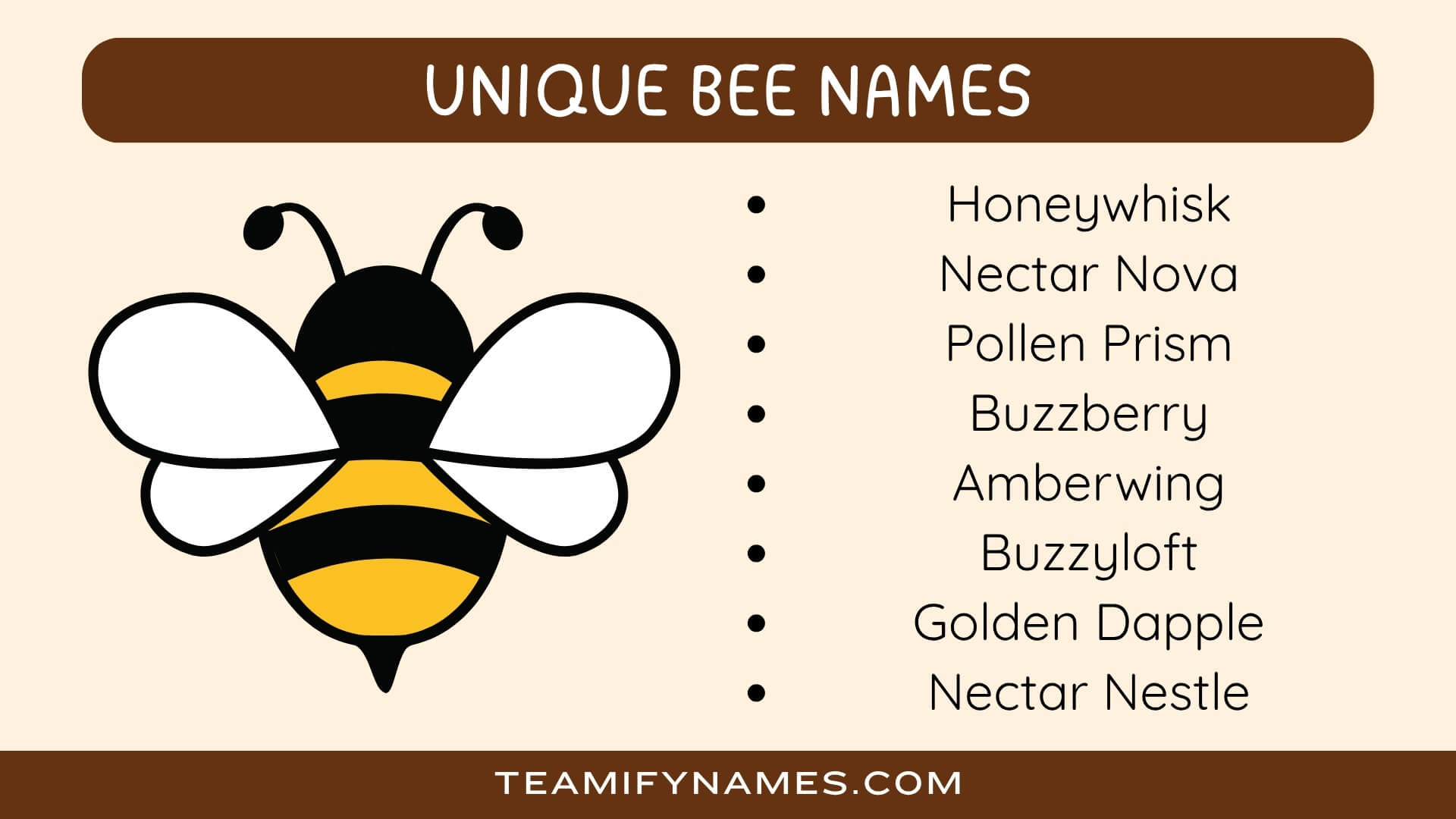 Unique Bee Names