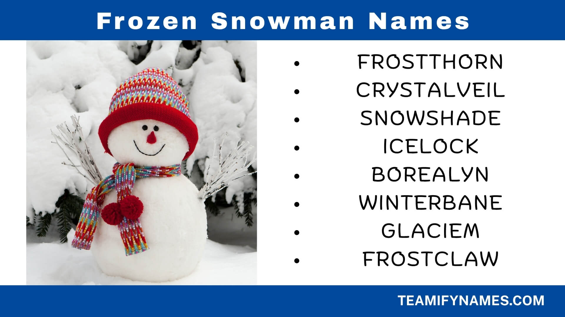 Frozen Snowman Names