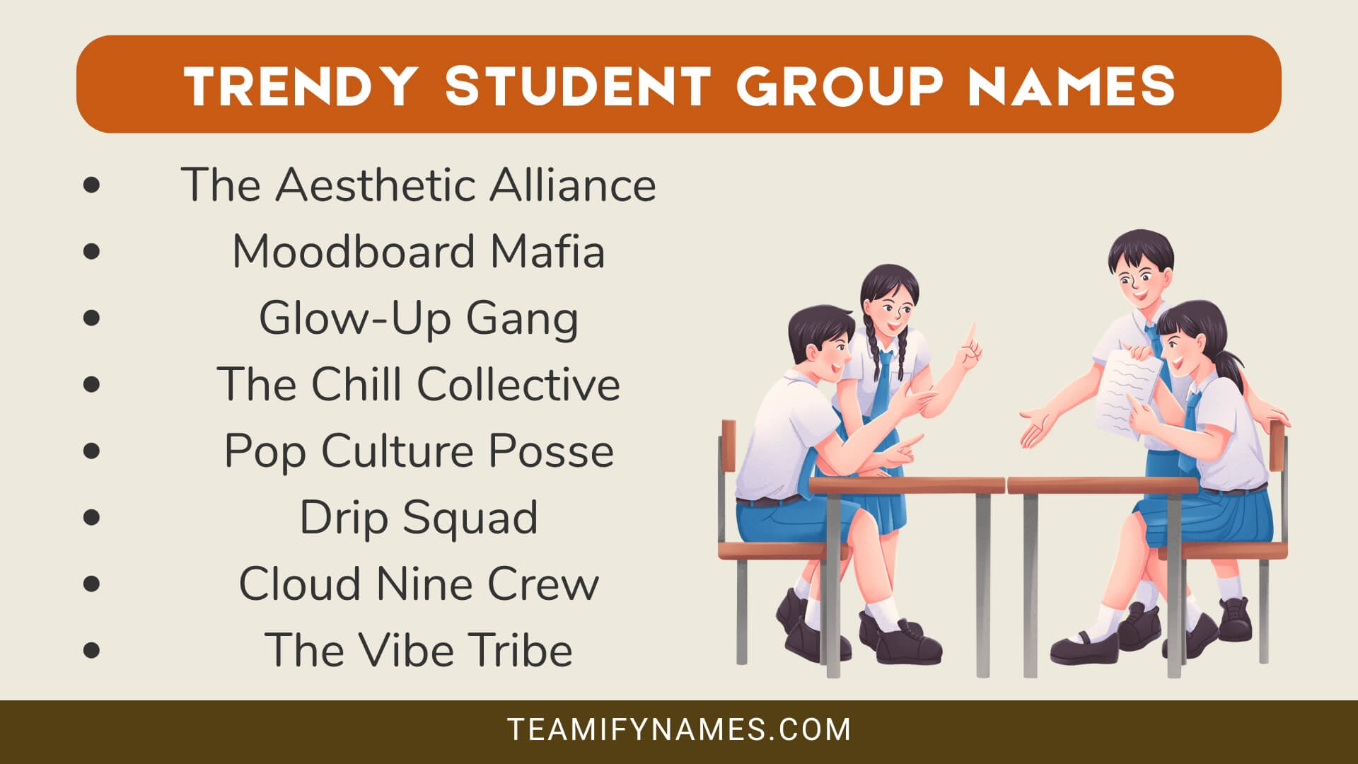 Trendy Student Group Names