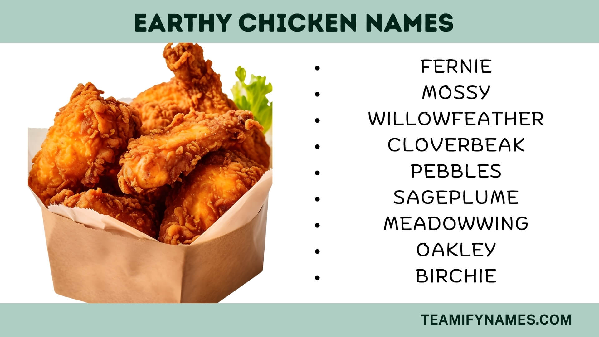 Earthy Chicken Names