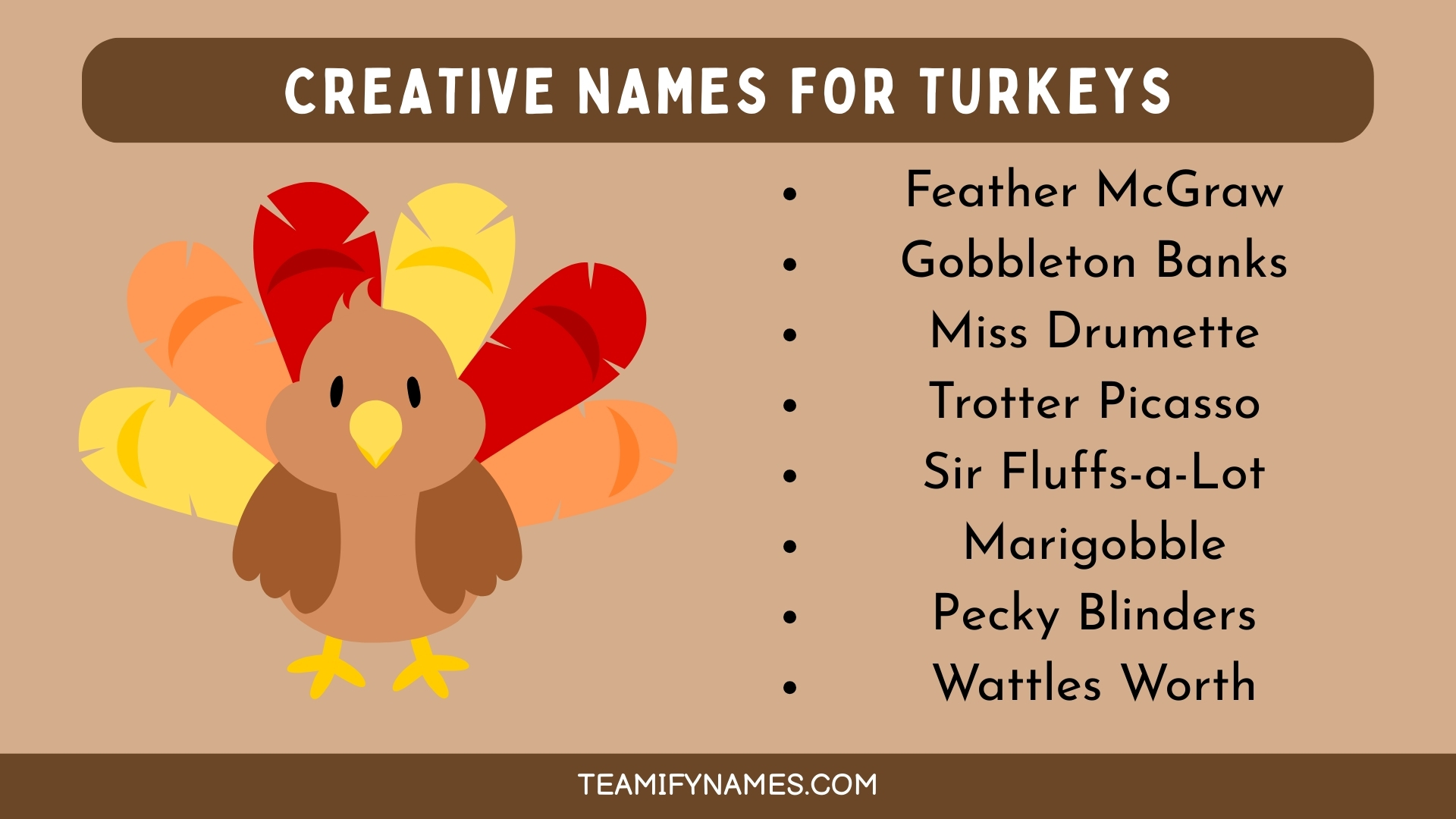 Creative Names For Turkeys