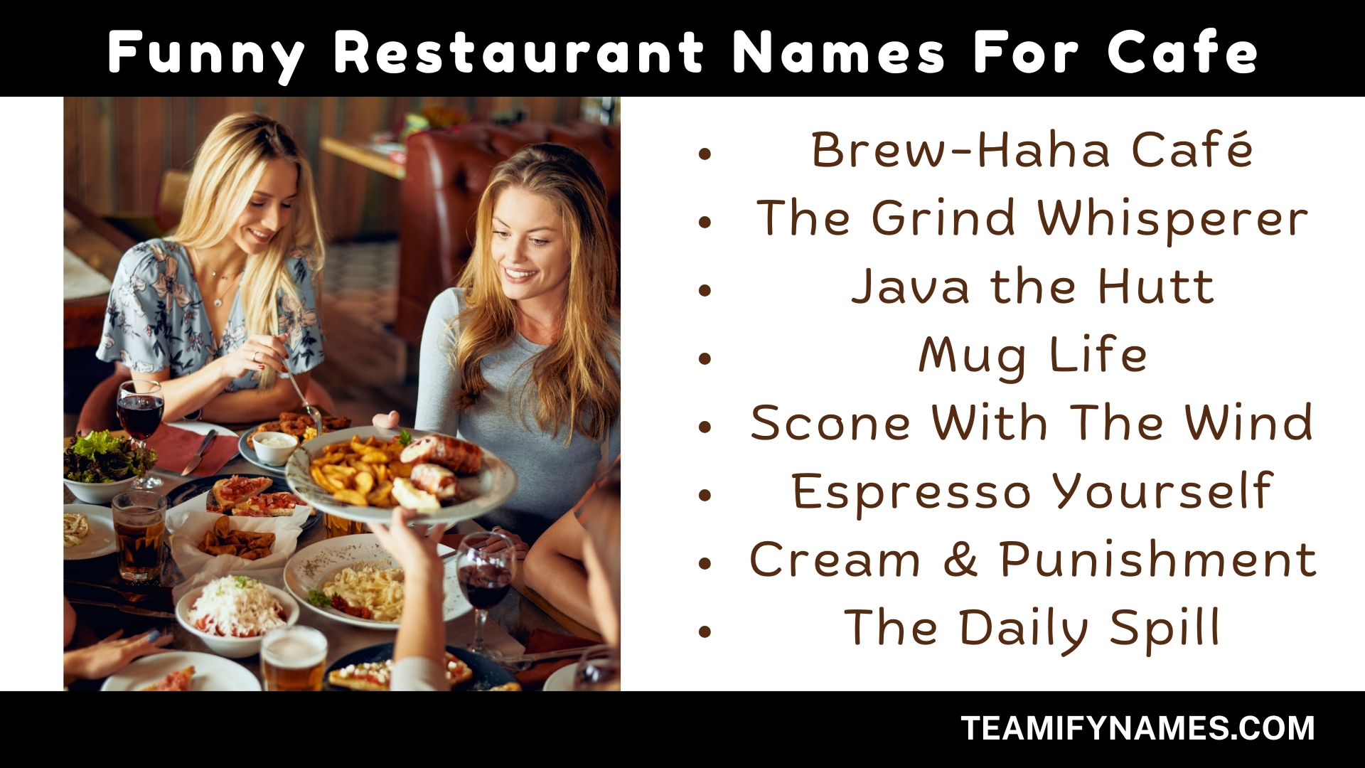 Funny Restaurant Names For Cafe