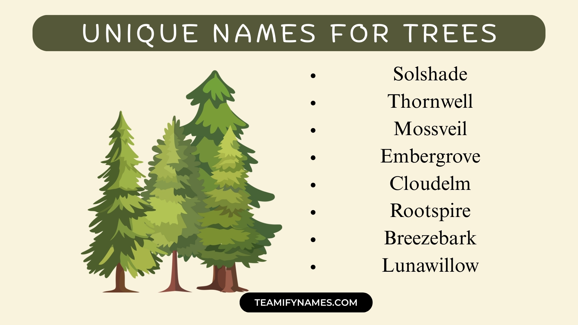 Unique Names For Trees