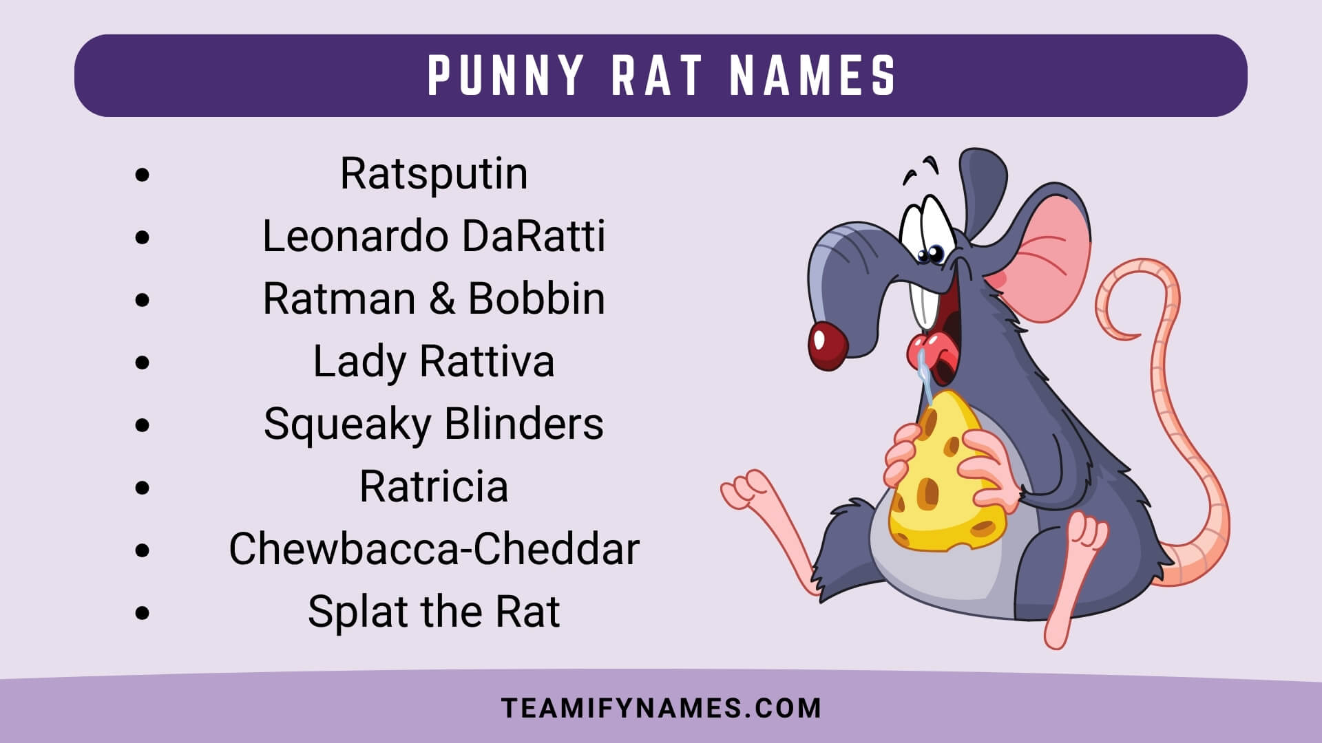 Punny Rat Names