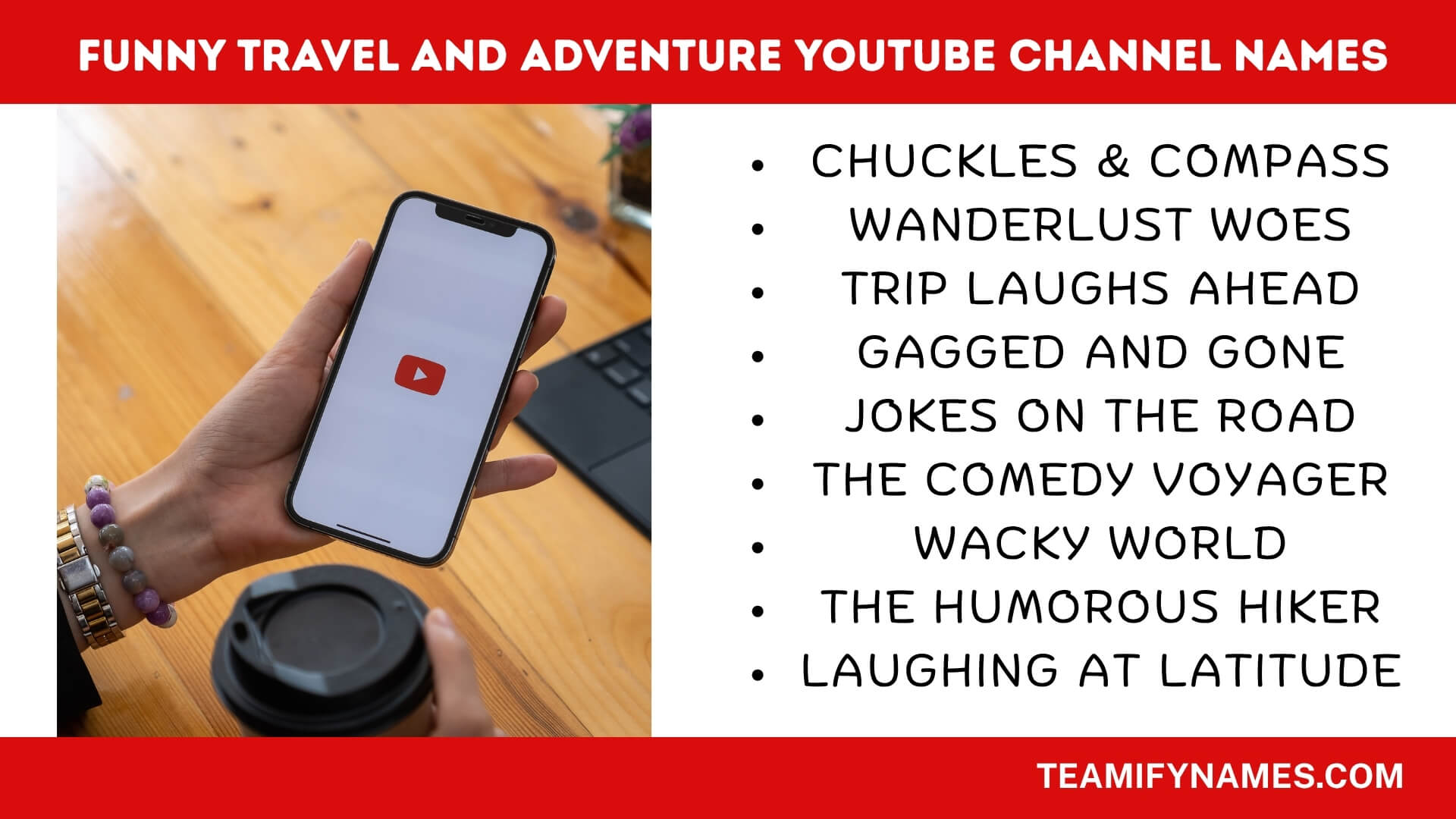 Funny Travel and Adventure YouTube Channel Names 