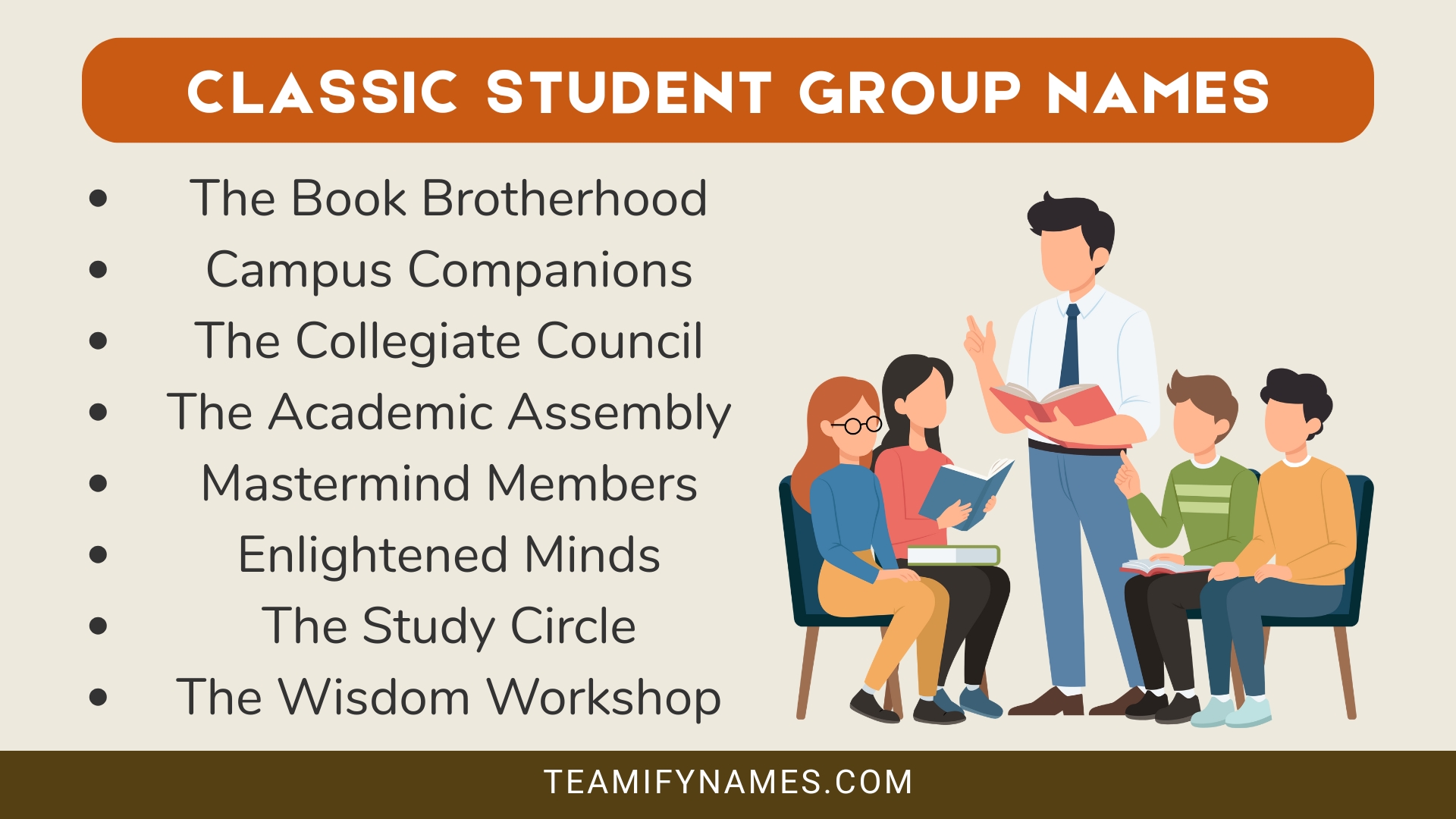 Classic Student Group Names