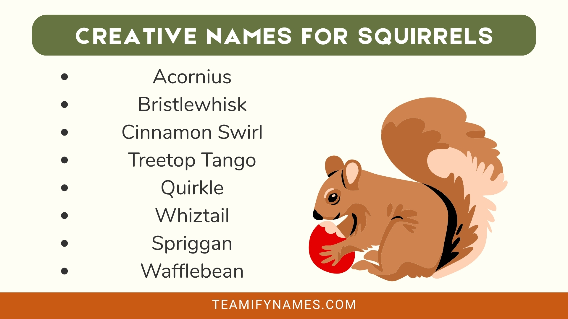 Creative Names for Squirrels