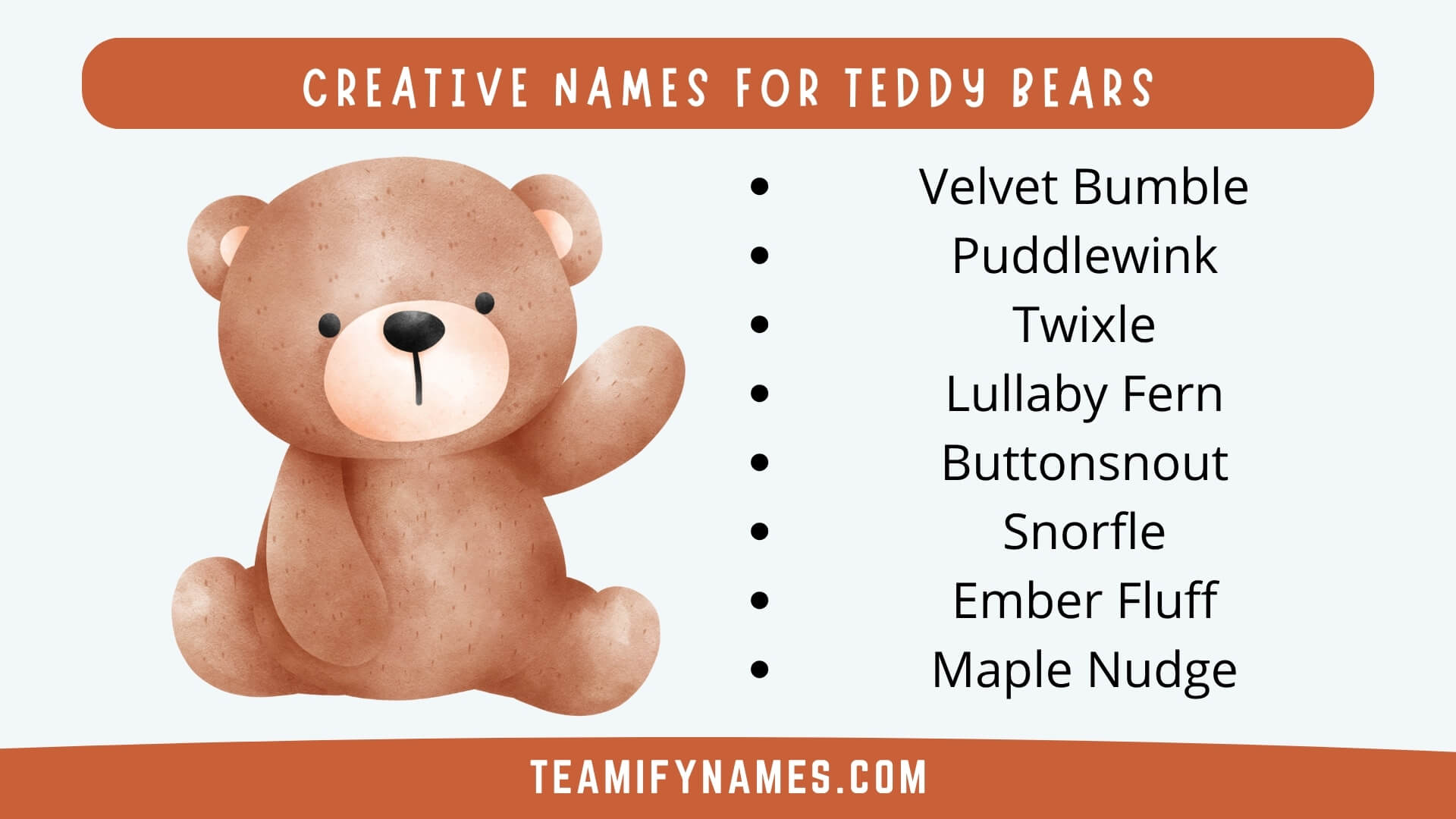 Creative Names for Teddy Bears