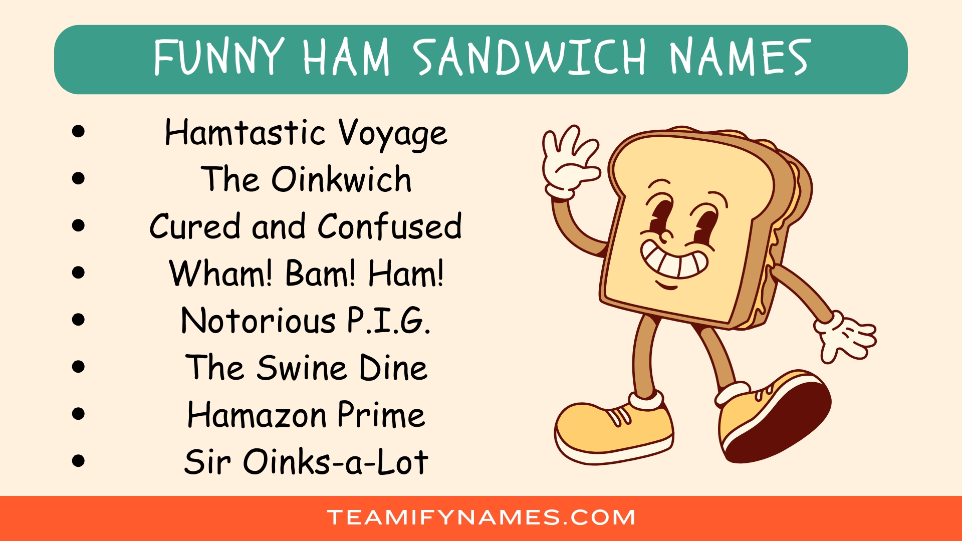 Funny Ham Sandwich Names