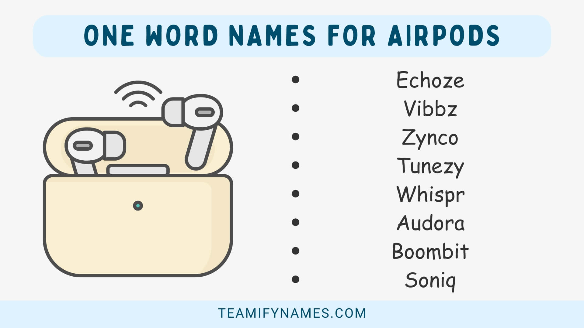 One Word Names For Airpods