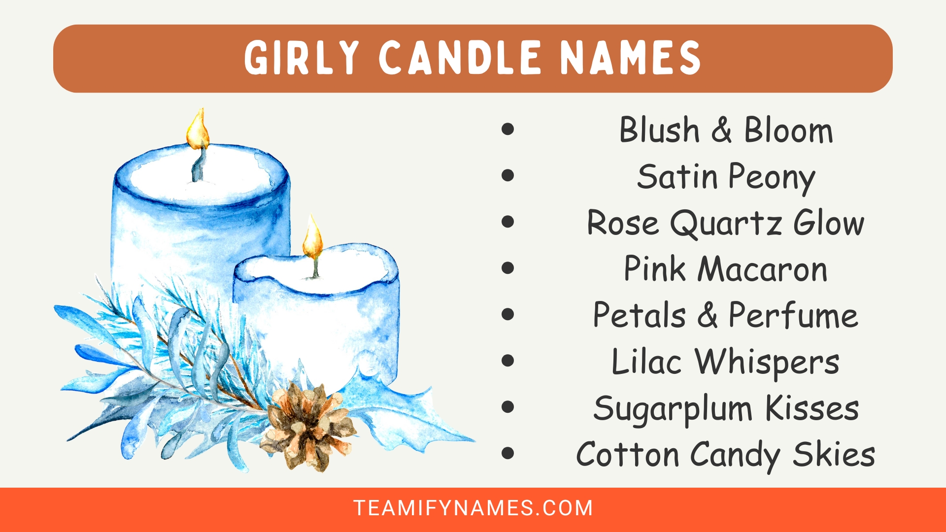 Girly Candle Names