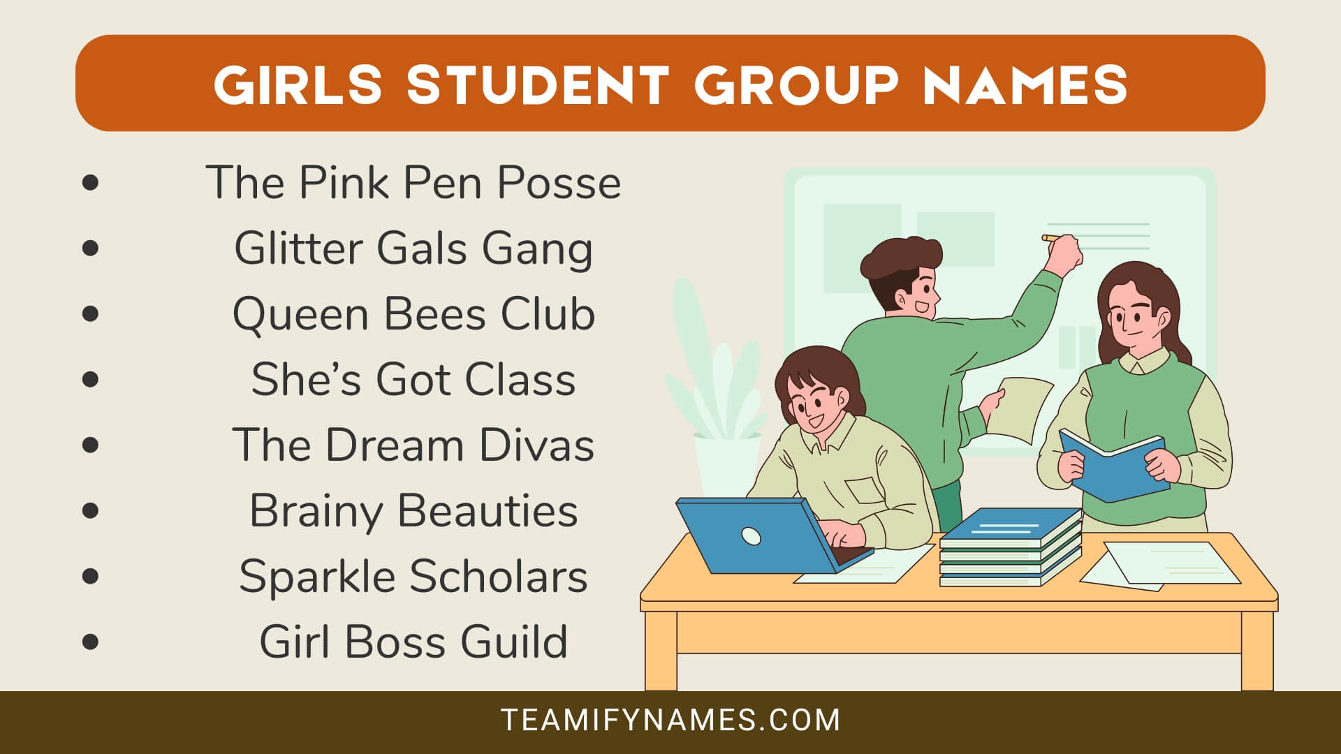 Girls Student Group Names