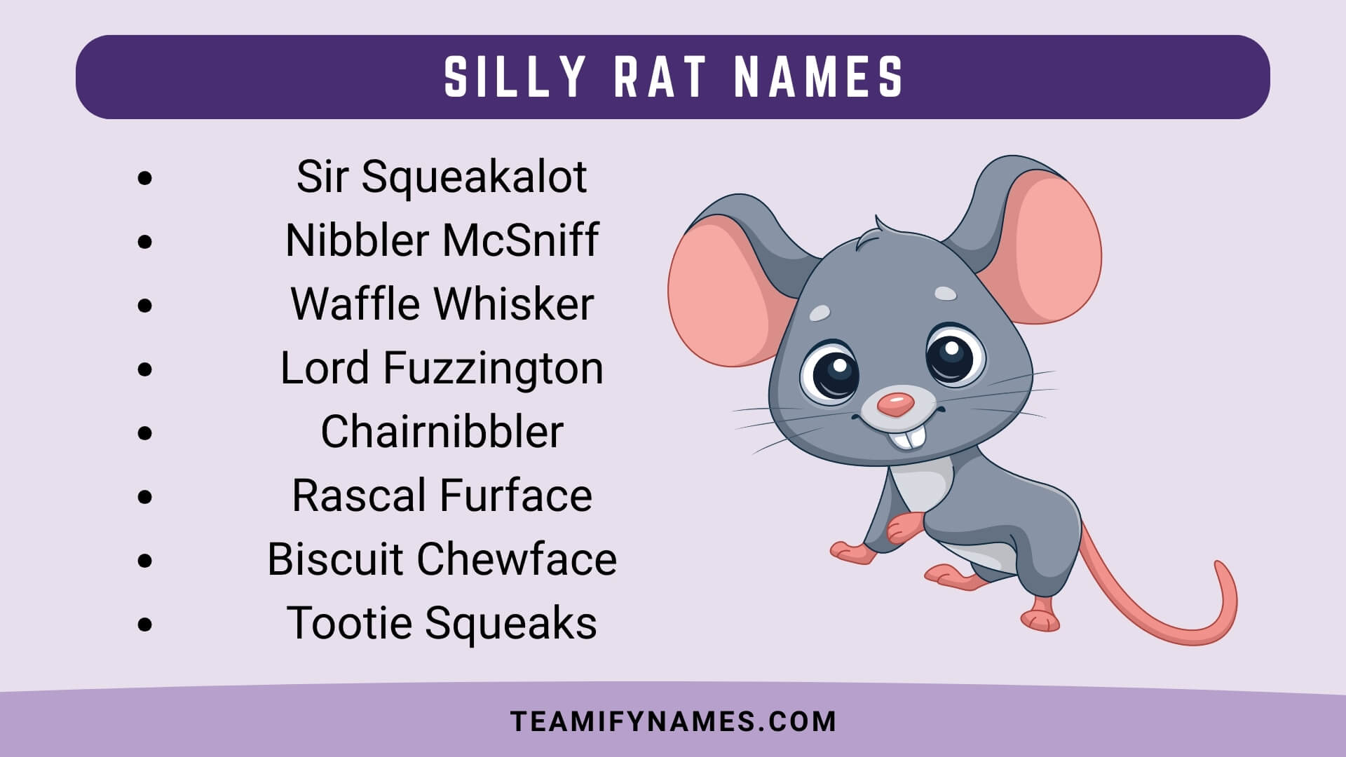 Silly Rat Names