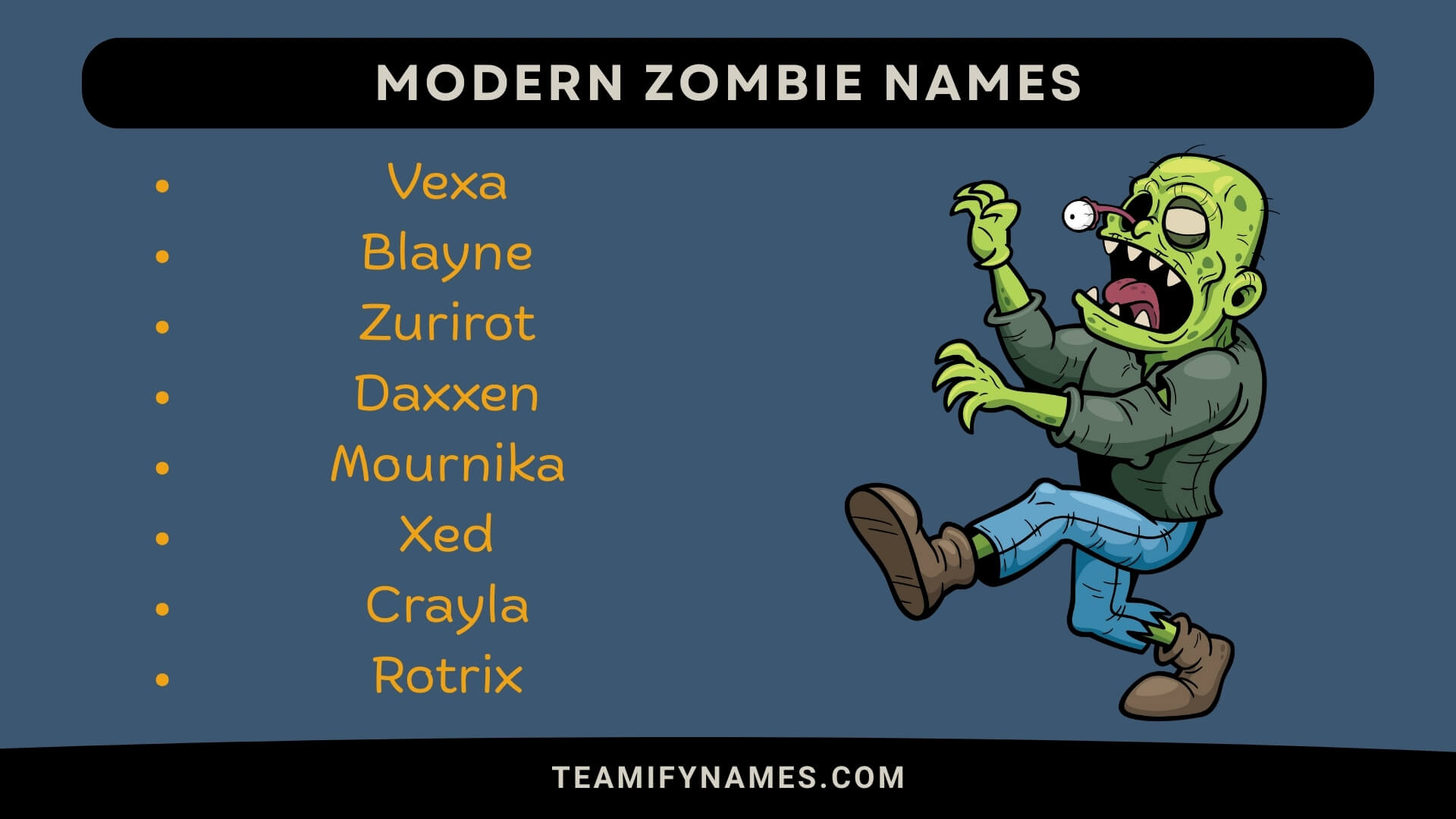 Modern Zombie Names
