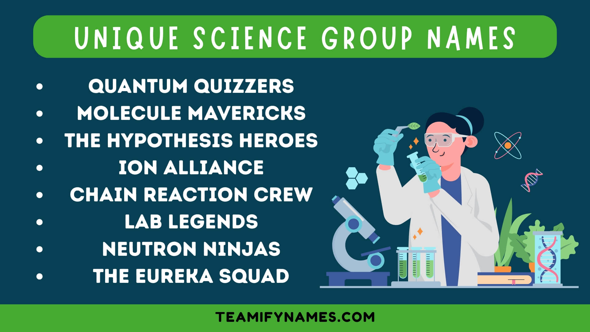 Unique Science Group Names