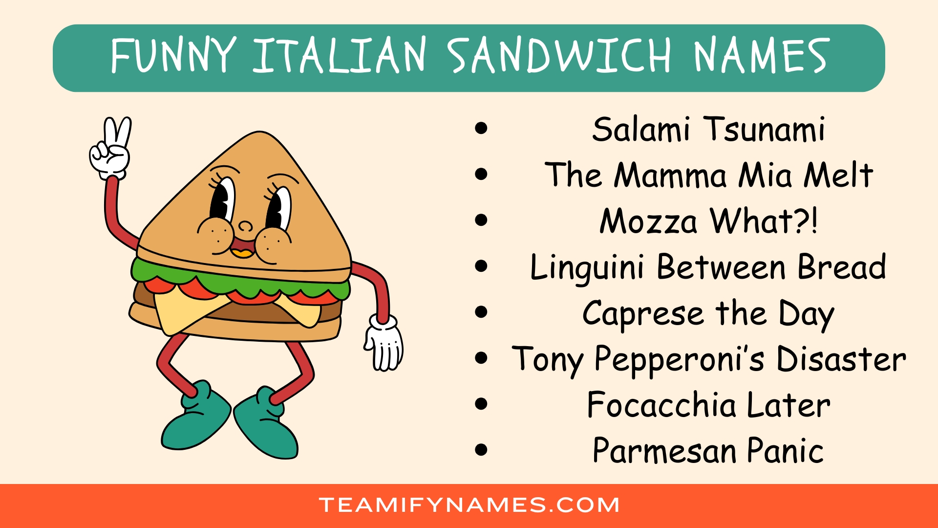 Funny Italian Sandwich Names