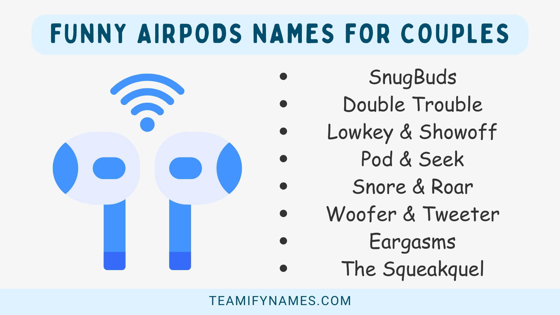 Funny Airpods Names For Couples