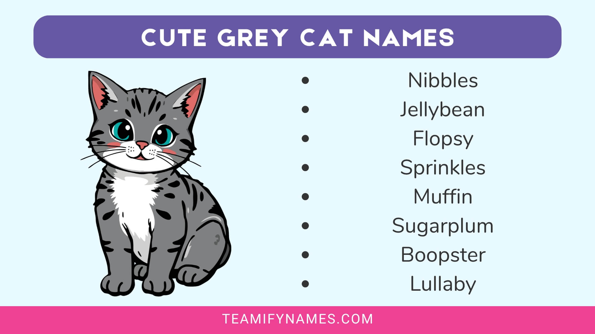 Cute Grey Cat Names