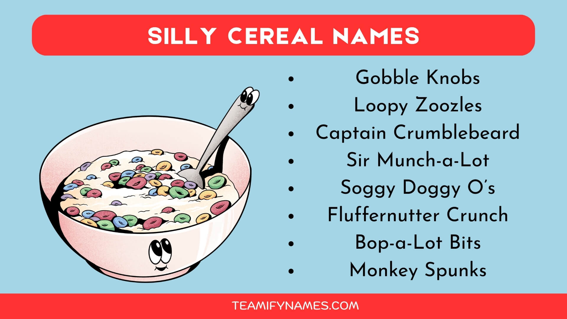 Silly Cereal Names