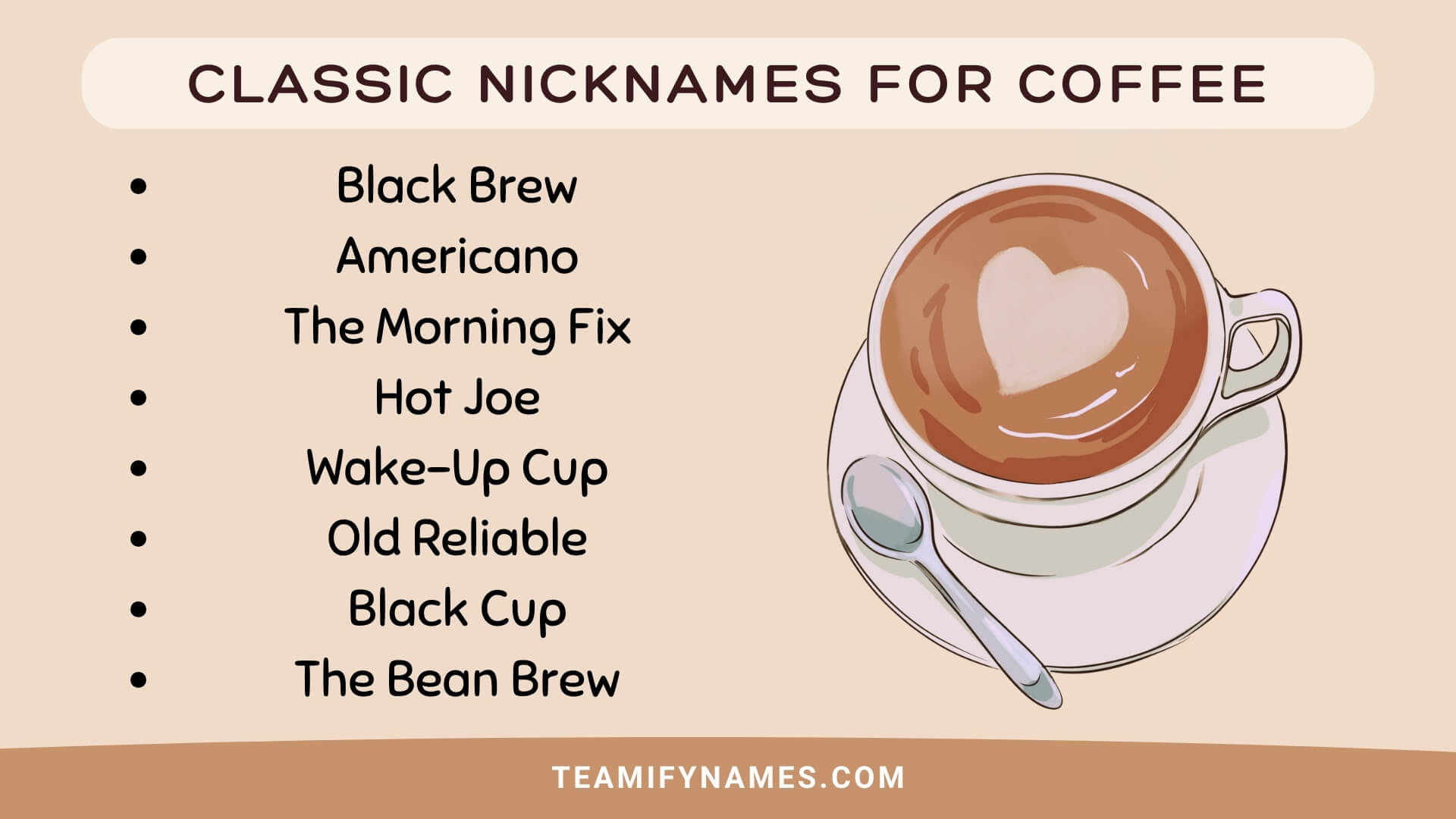 Classic Nicknames For Coffee