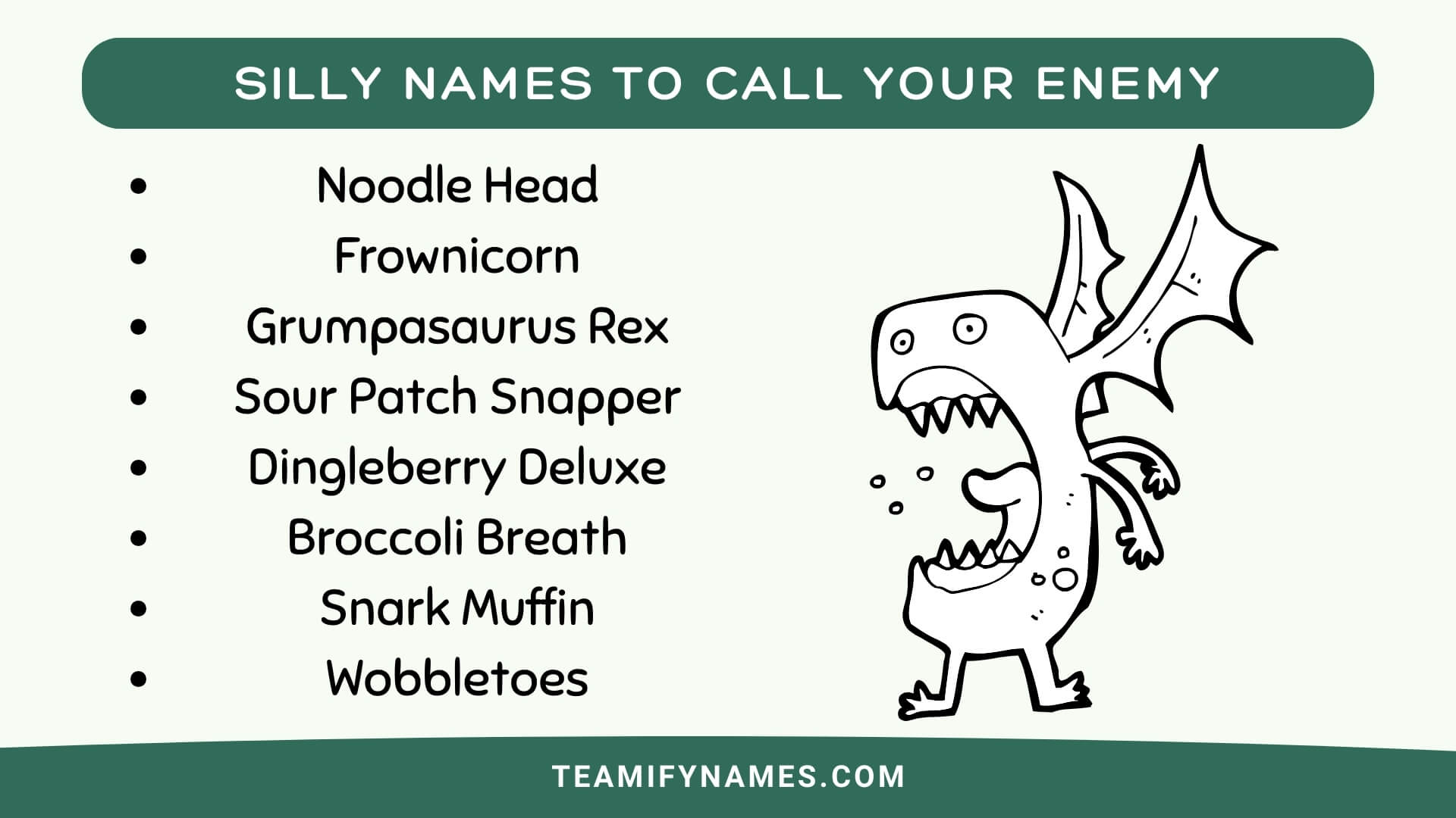 Silly Names To Call Your Enemy