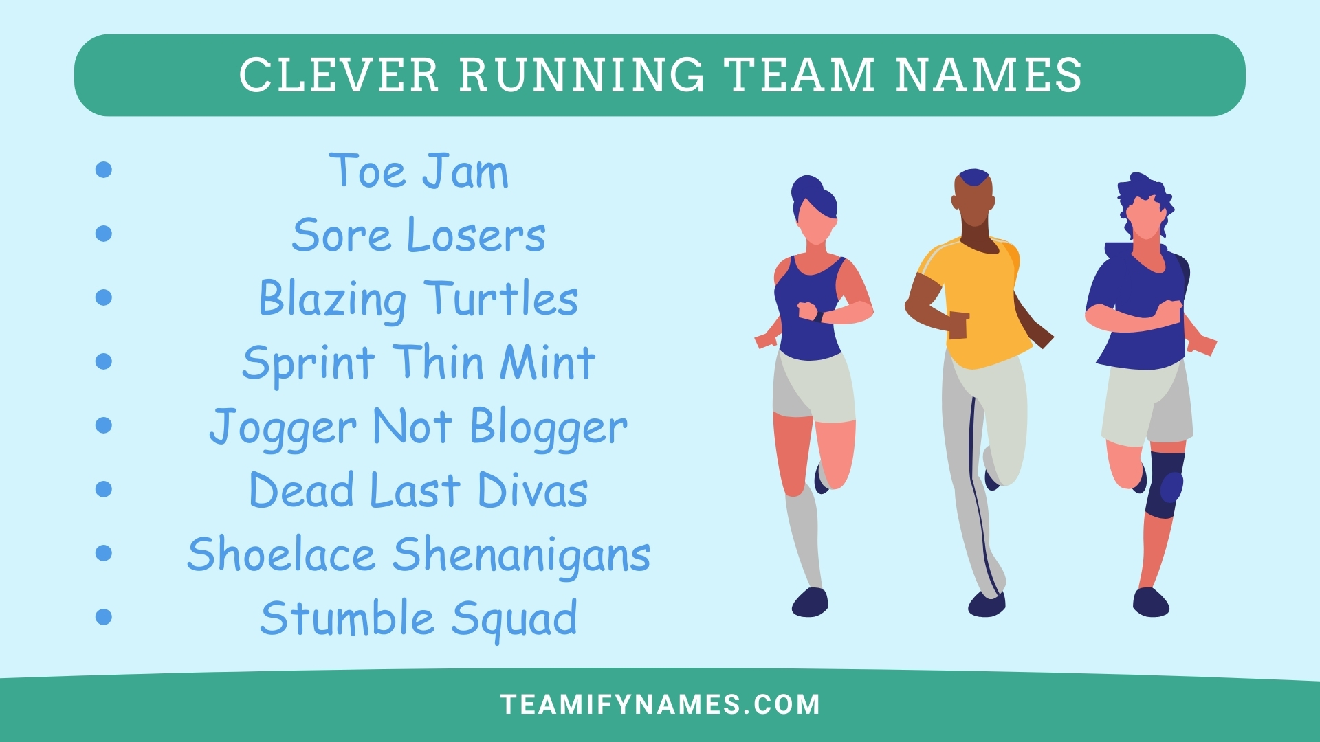 Clever Running Team Names