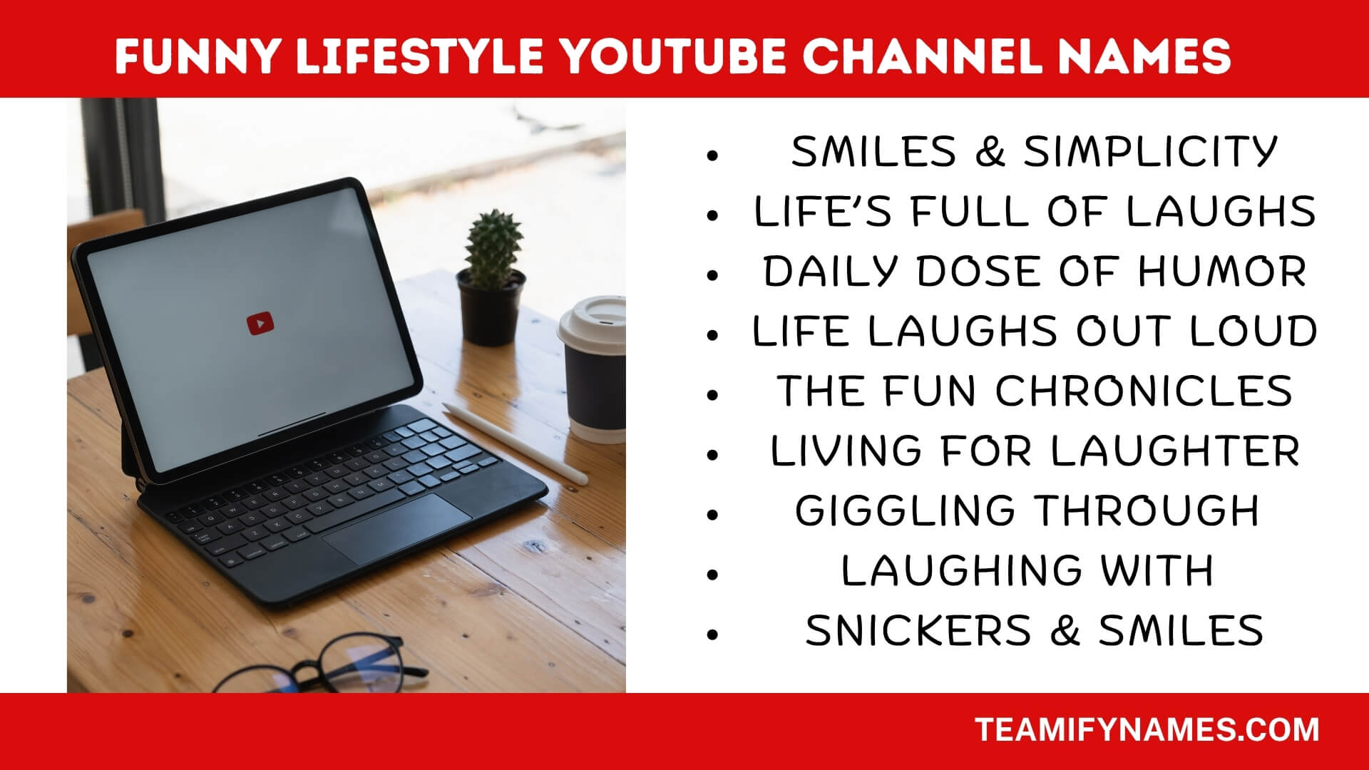 Funny Lifestyle YouTube Channel Names 