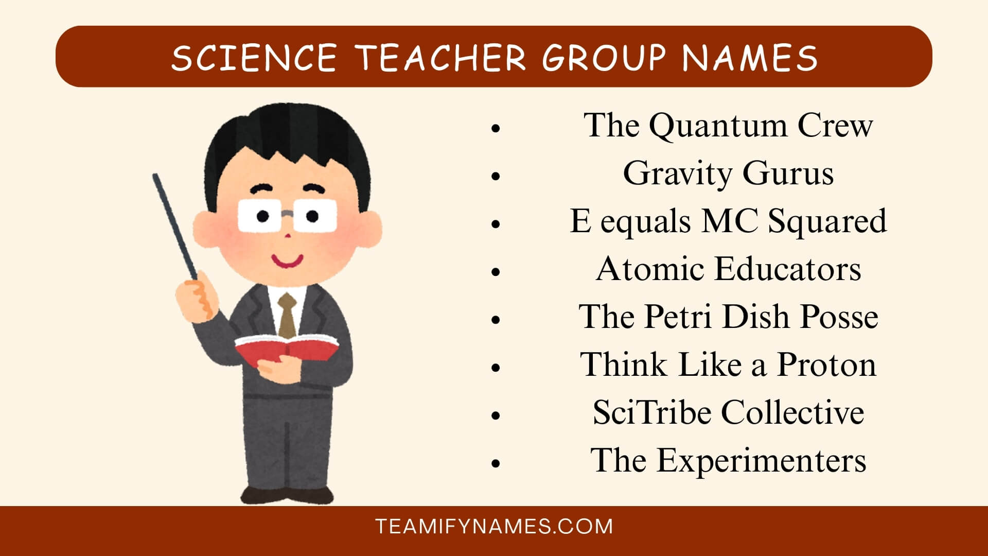 Science Teacher Group Names