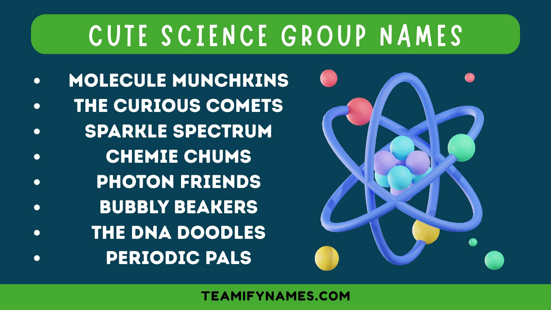 Cute Science Group Names