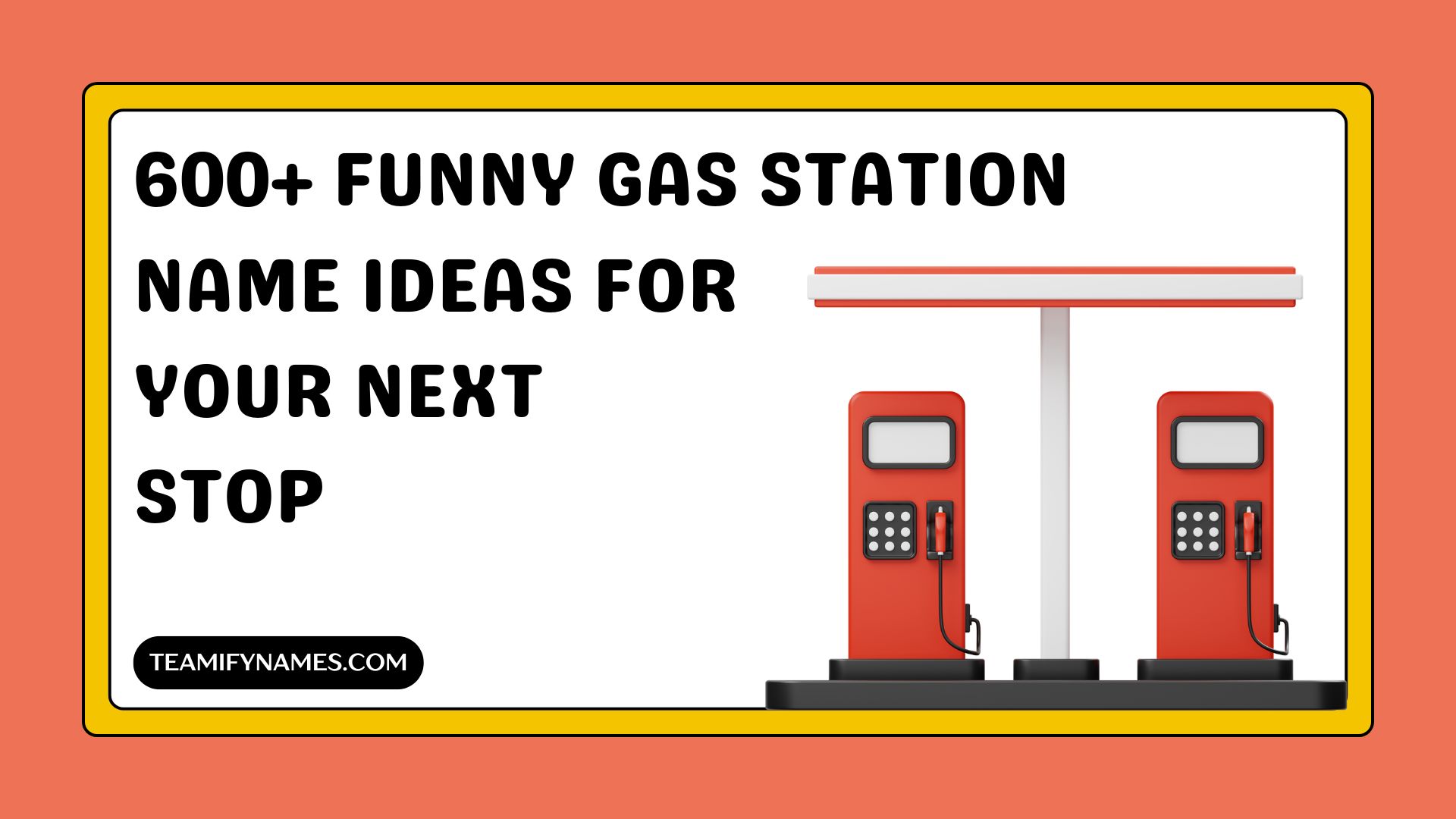 600+ Funny Gas Station Name Ideas for Your Next Stop
